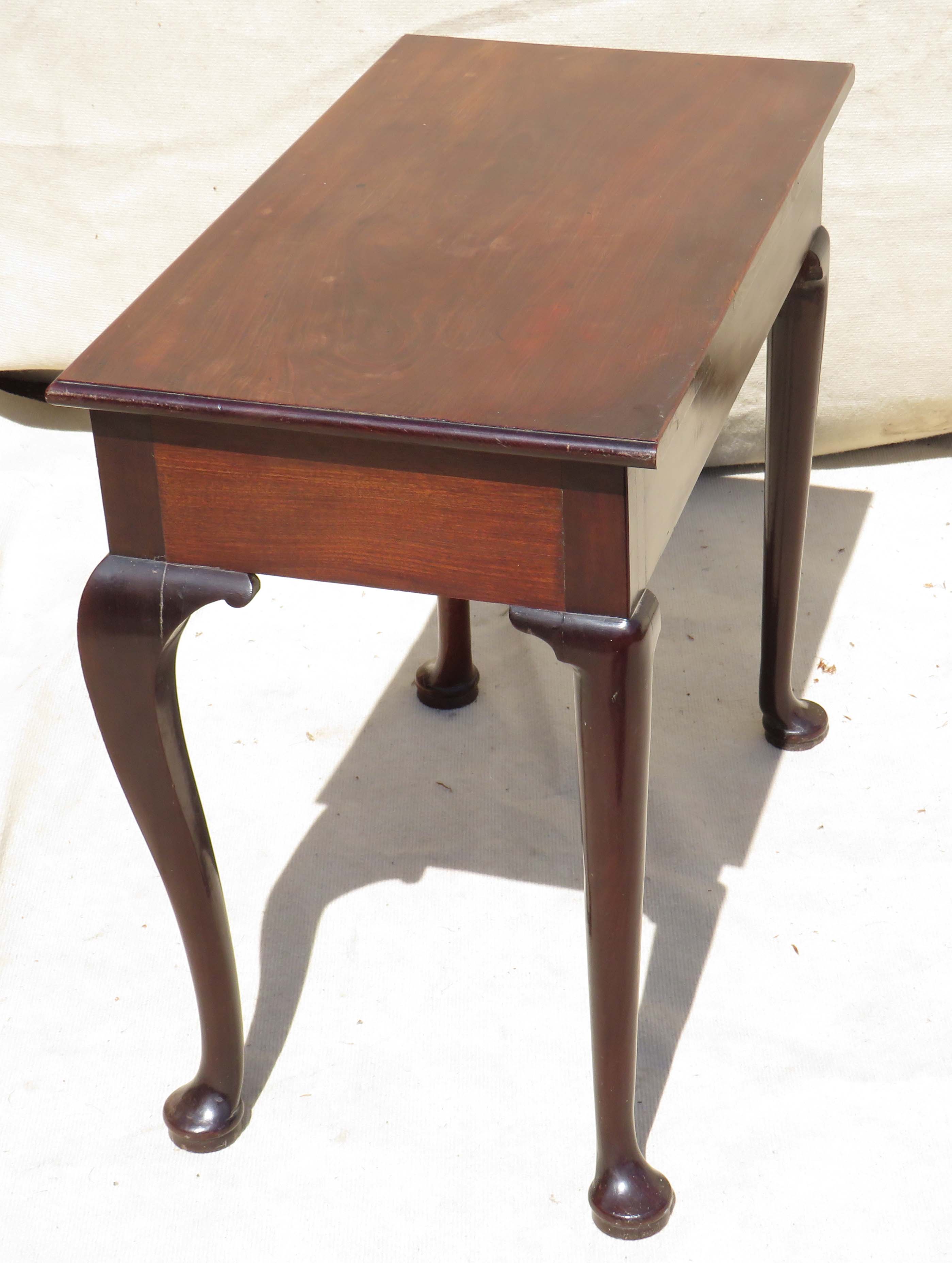 George II period 18th century mahogany side table - Image 2 of 5