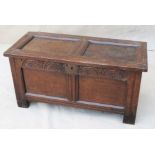 17th Century oak coffer