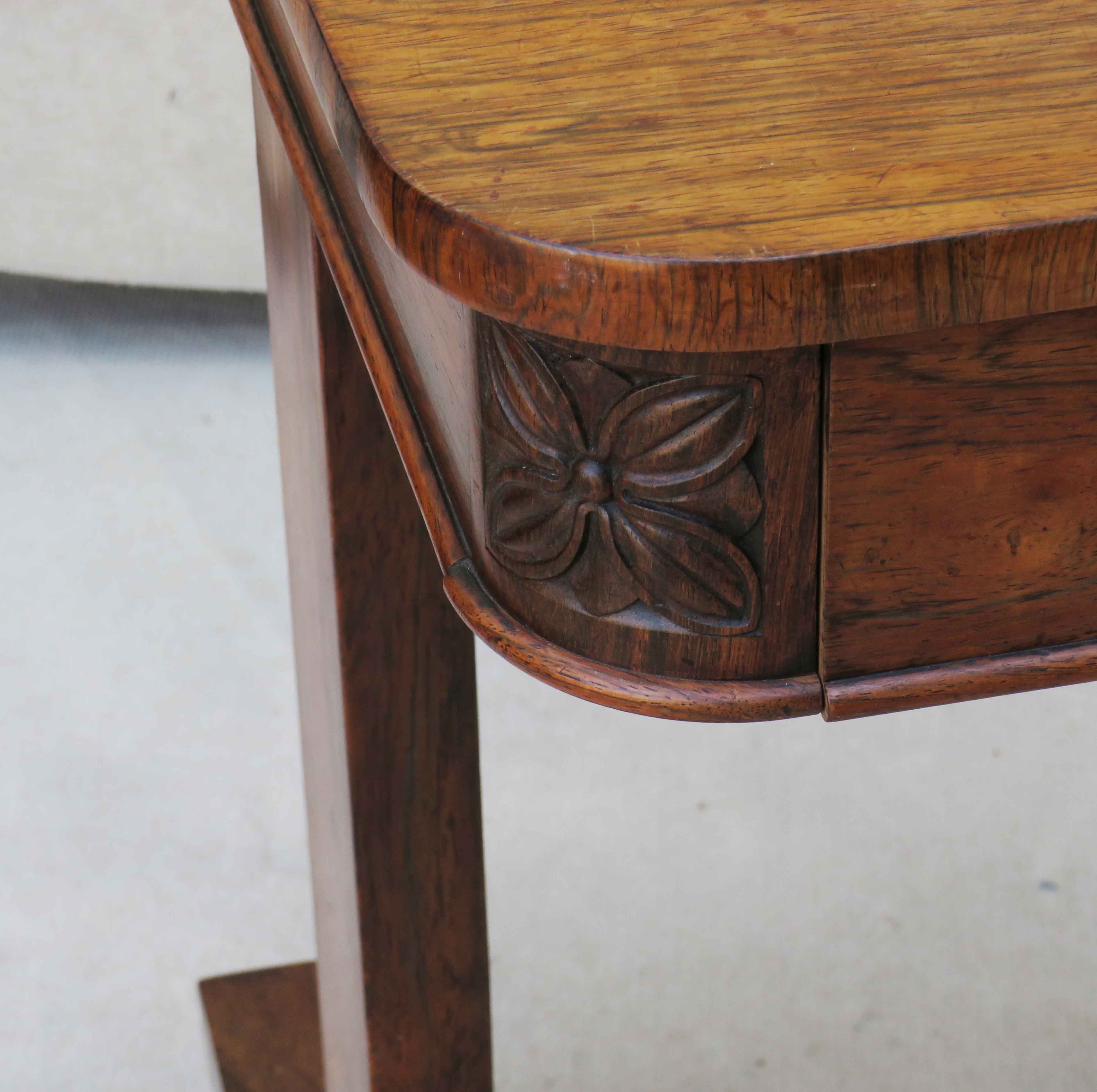 18th Century late Regency period rosewood library table - Image 2 of 8