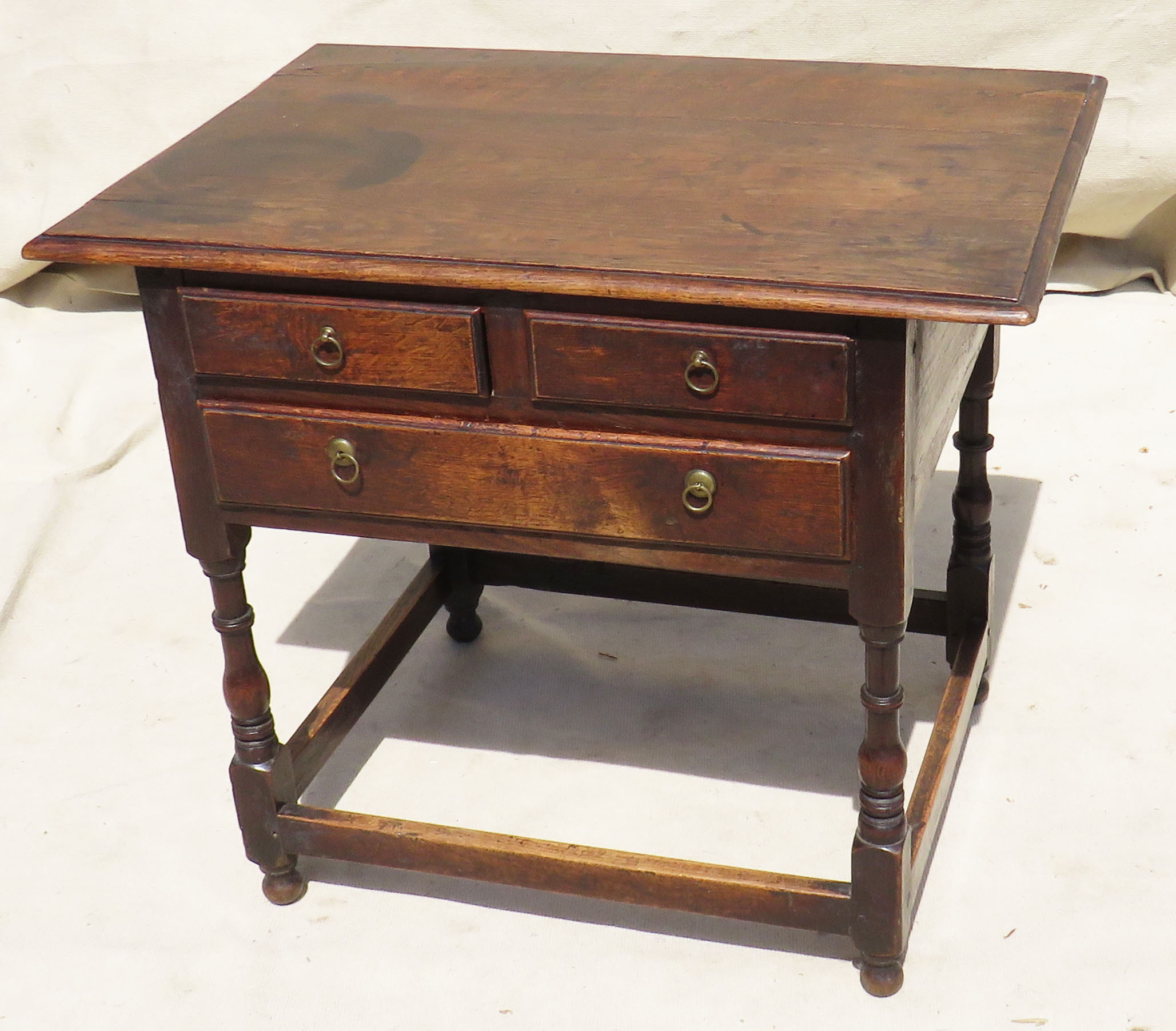 Late 17th Century oak side table