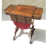 Fine quality Regency period rosewood games table