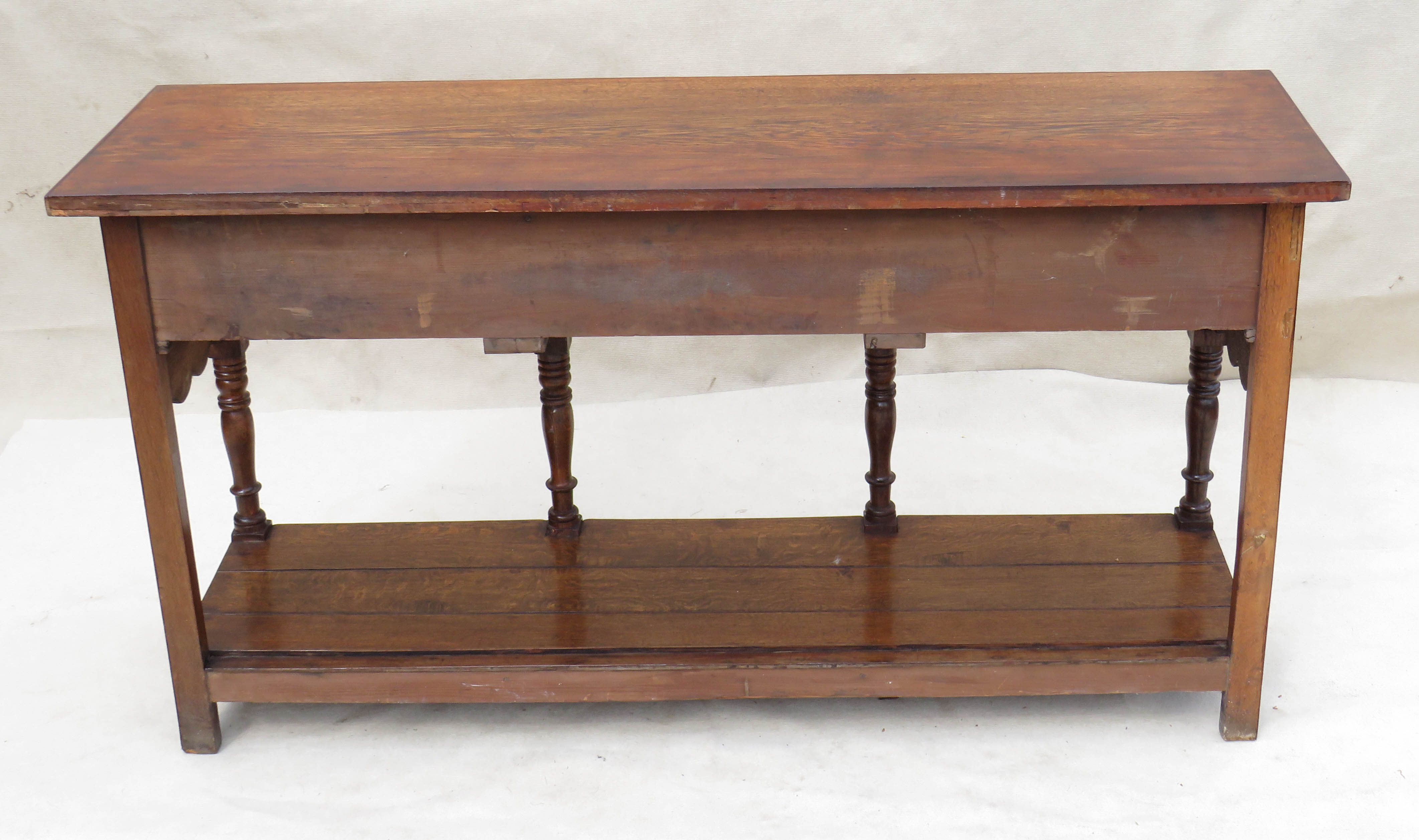 19th Century oak potboard dresser base in the 18th century style - Image 5 of 8