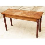 Regency Period Early 18th Century Mahogany Central Standing Serving Table, in the manner of Gillows,