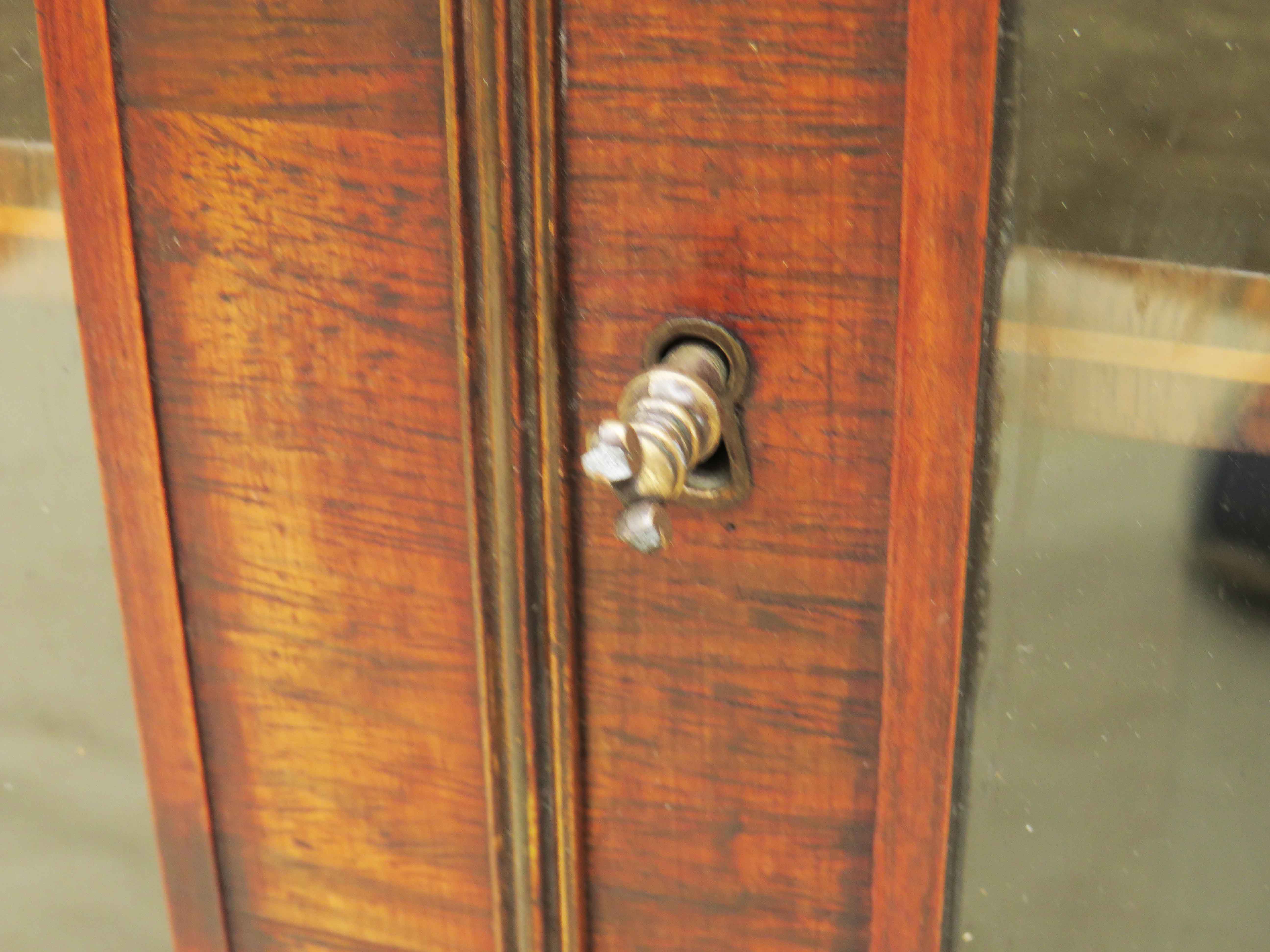 19th Century Rosewood Regency Rosewood Side Cabinet, or chiffonier, with scrolling superstructure - Image 8 of 13