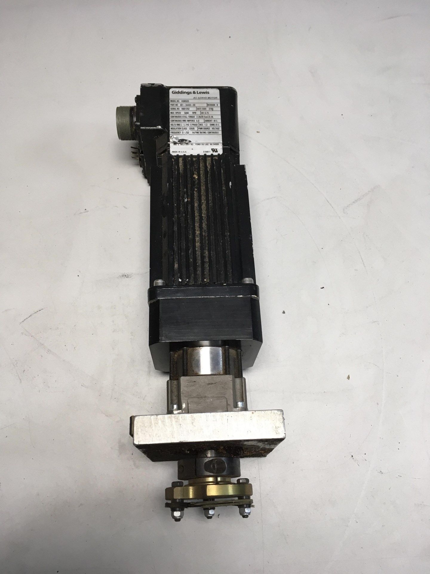 GIDDINGS & LEWIS AC SERVO MOTOR