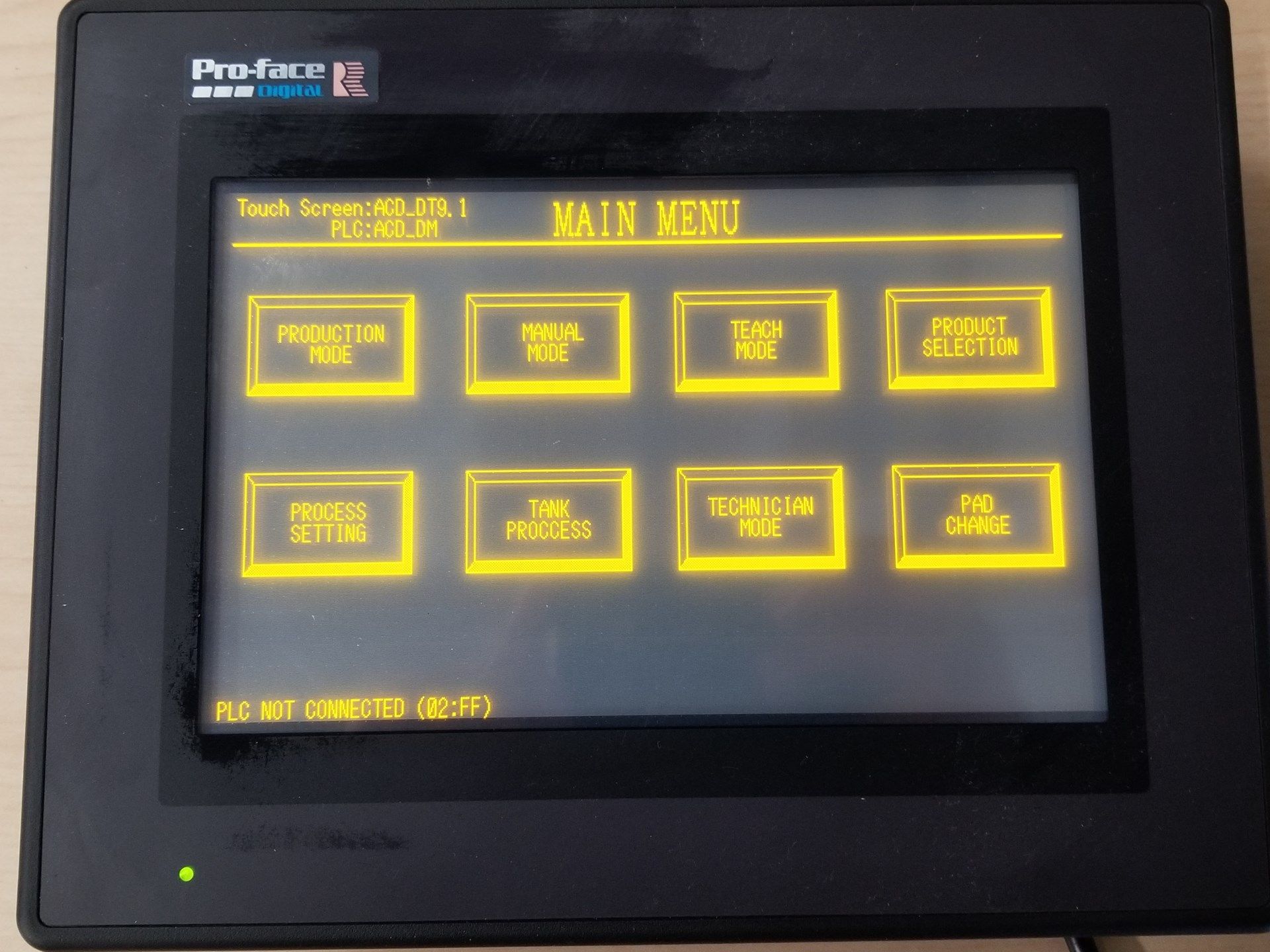 PROFACE GP477R-EG11 DIGITAL OPERATOR INTERFACE PANEL TOUCH SCREEN - Image 4 of 7