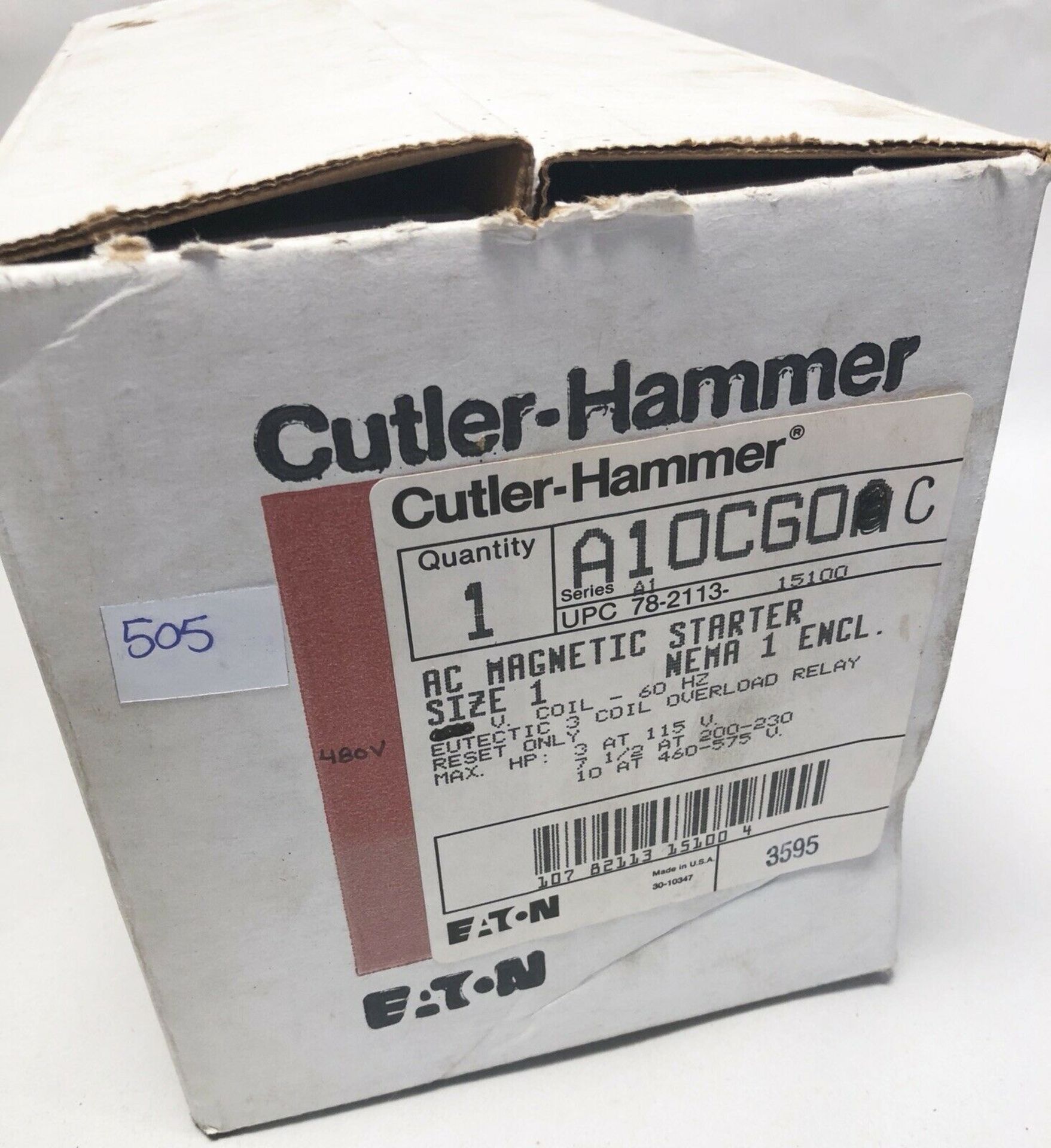 New Cutler-Hammer A10CN0 Starter