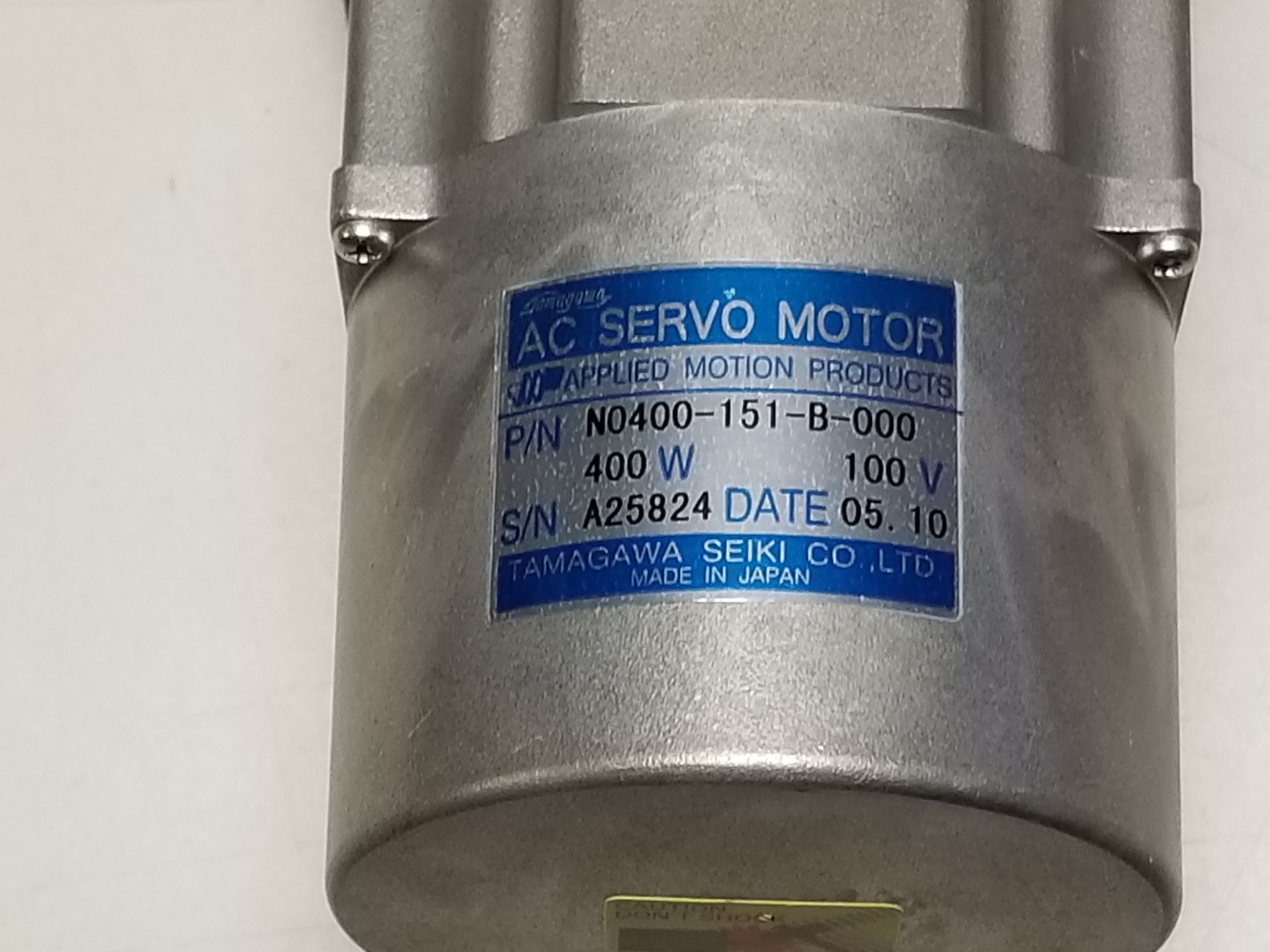 NEW APPLIED MOTION N0400-151-B-000 AC SERVO MOTOR WITH BRAKE - Image 7 of 7