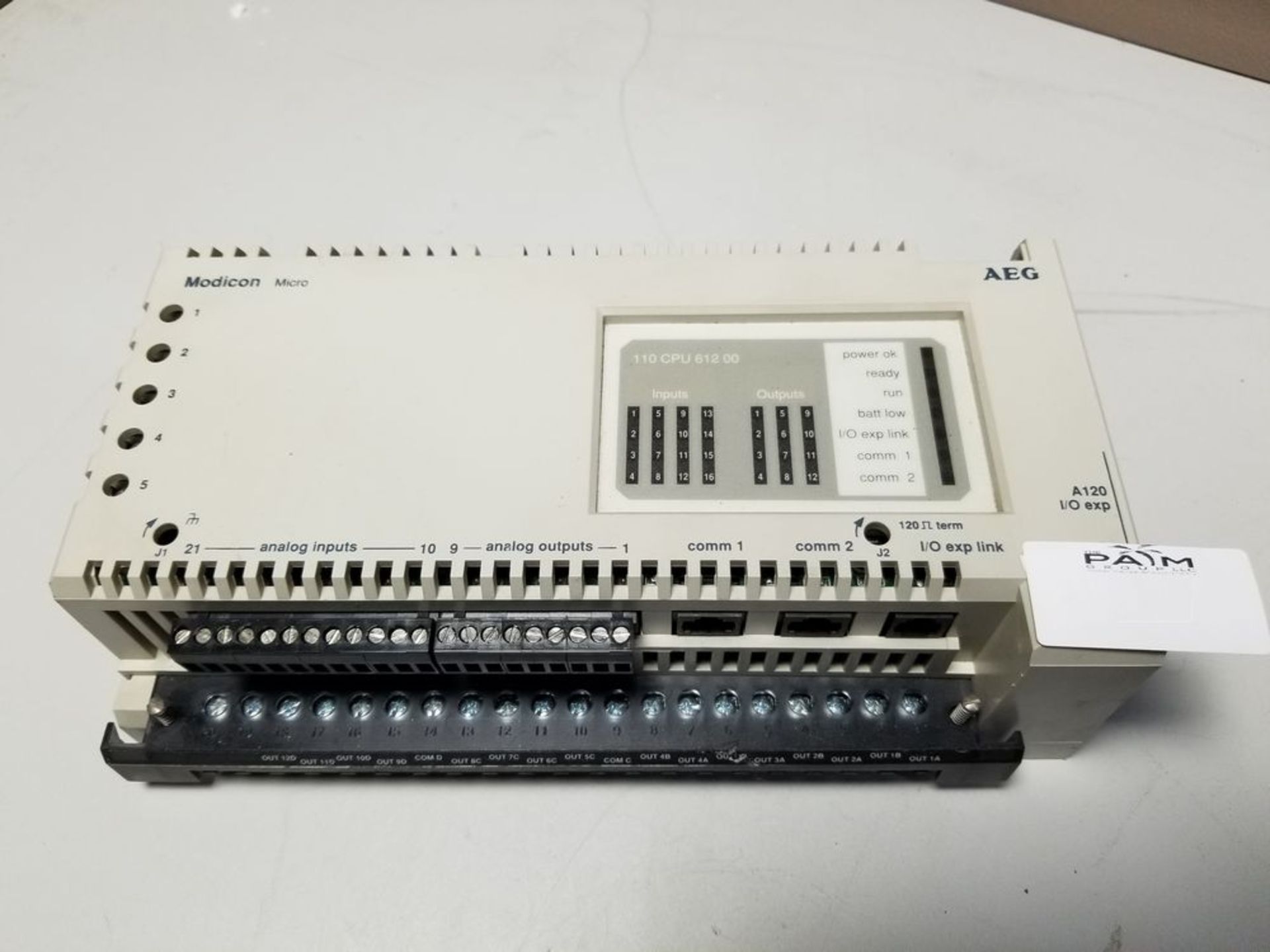MODICON MICRO PLC CPU CONTROLLER