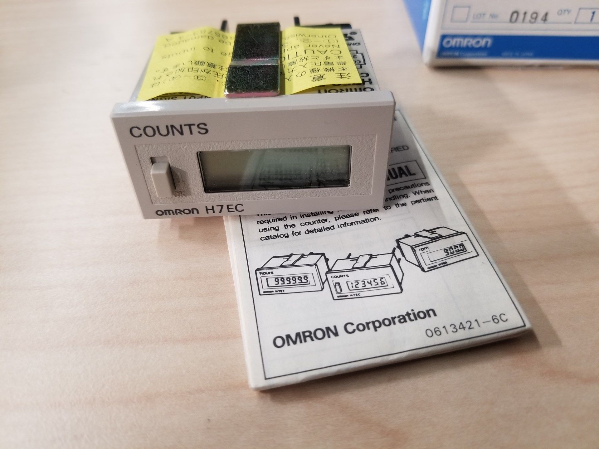 LOT OF 6 NEW OMRON H7EC-BLM TOTAL COUNTERS - Image 2 of 2