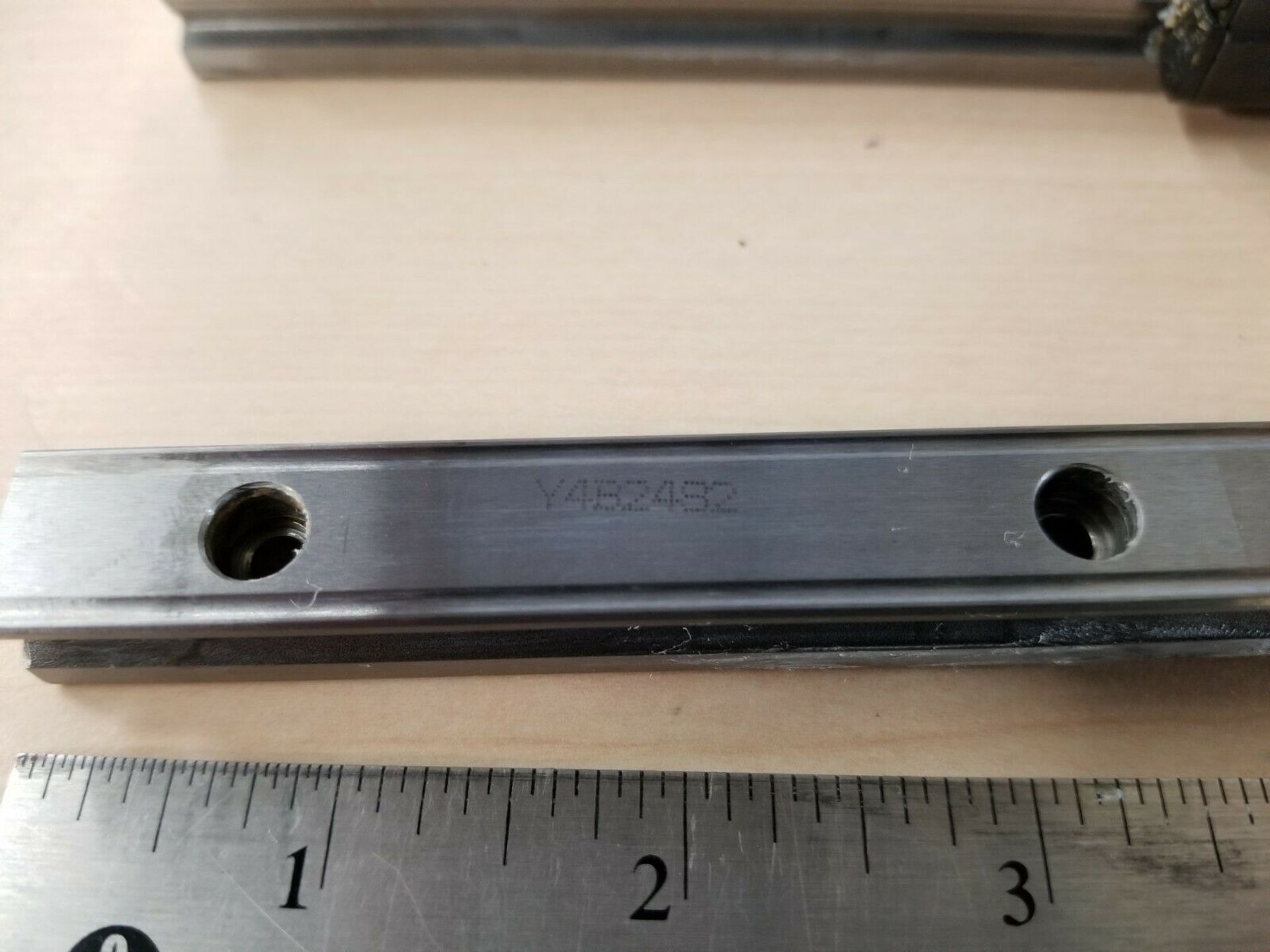 1 Set of THK Caged Ball LM Guide Linear Motion Rails & Bearing Blocks - Image 3 of 7
