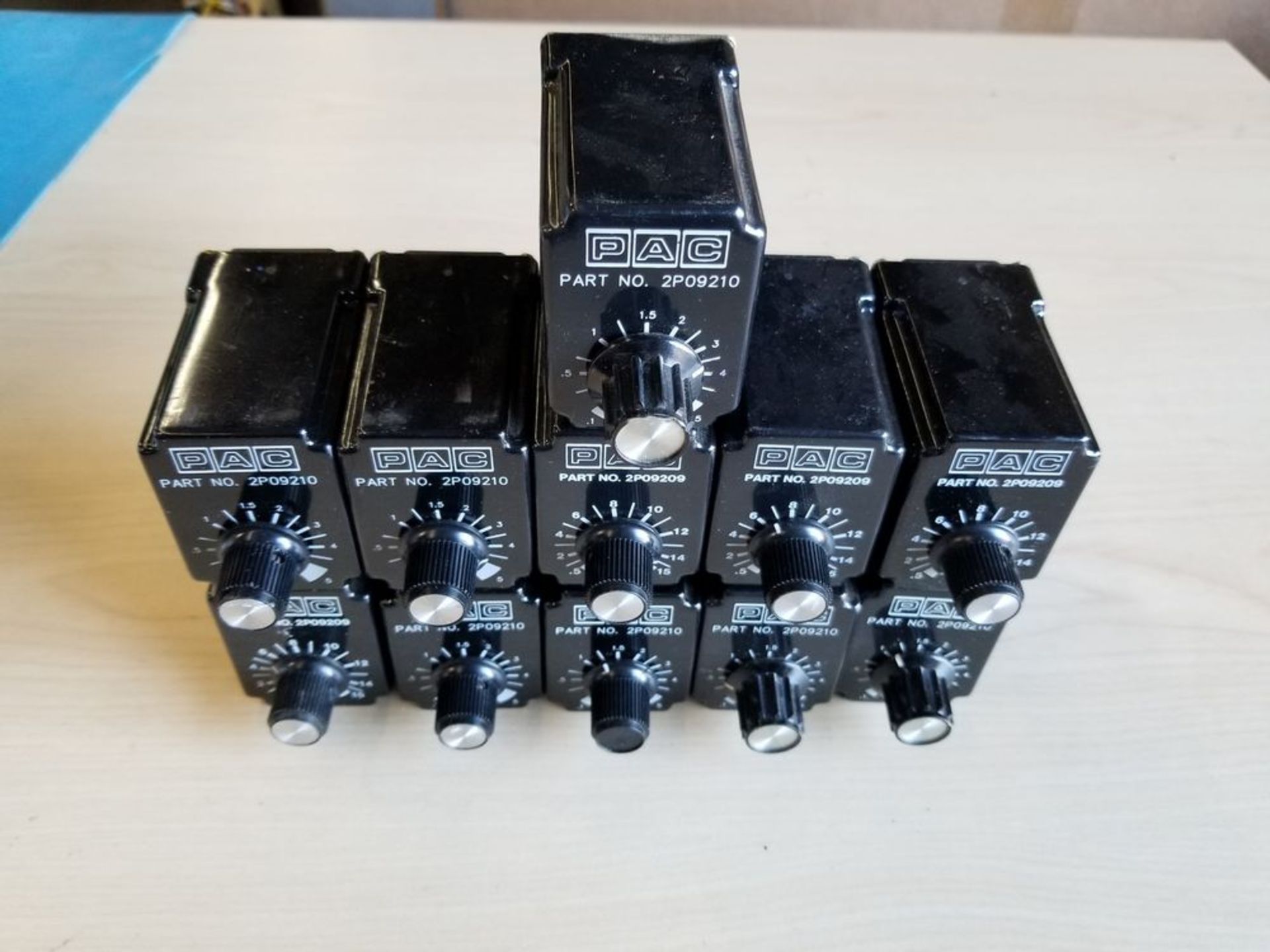 LOT OF 11 PAC AUTOMATION TIMER RELAY MODULES