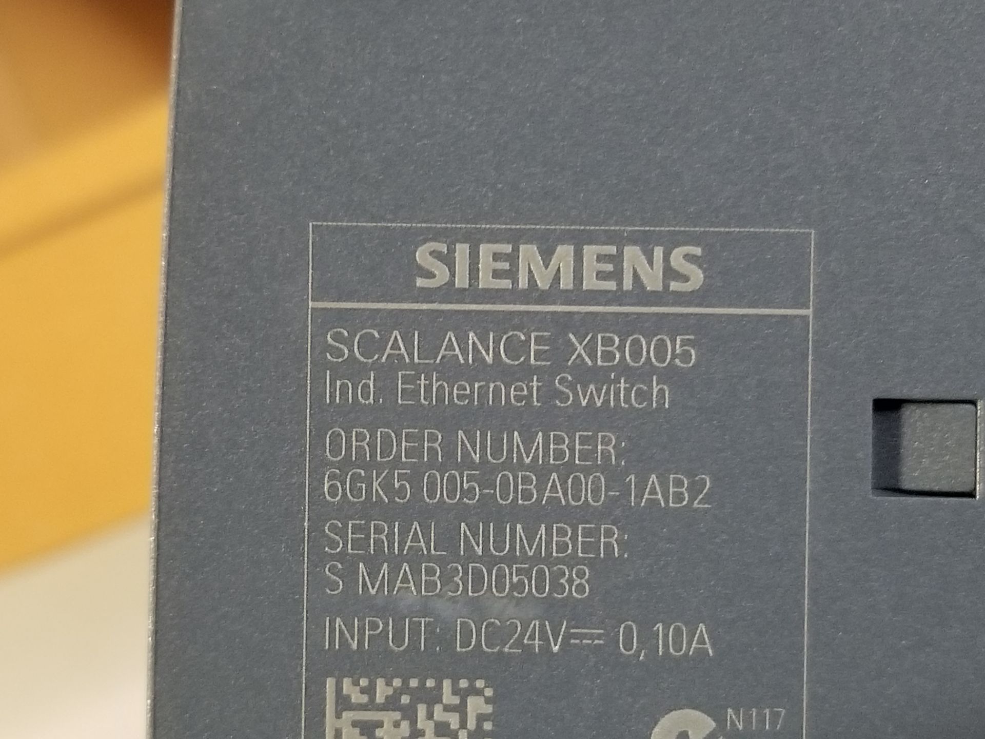 NEW SIEMENS SCALANCE XB005 INDUSTRIAL ETHERNET SWITCH - Image 5 of 5