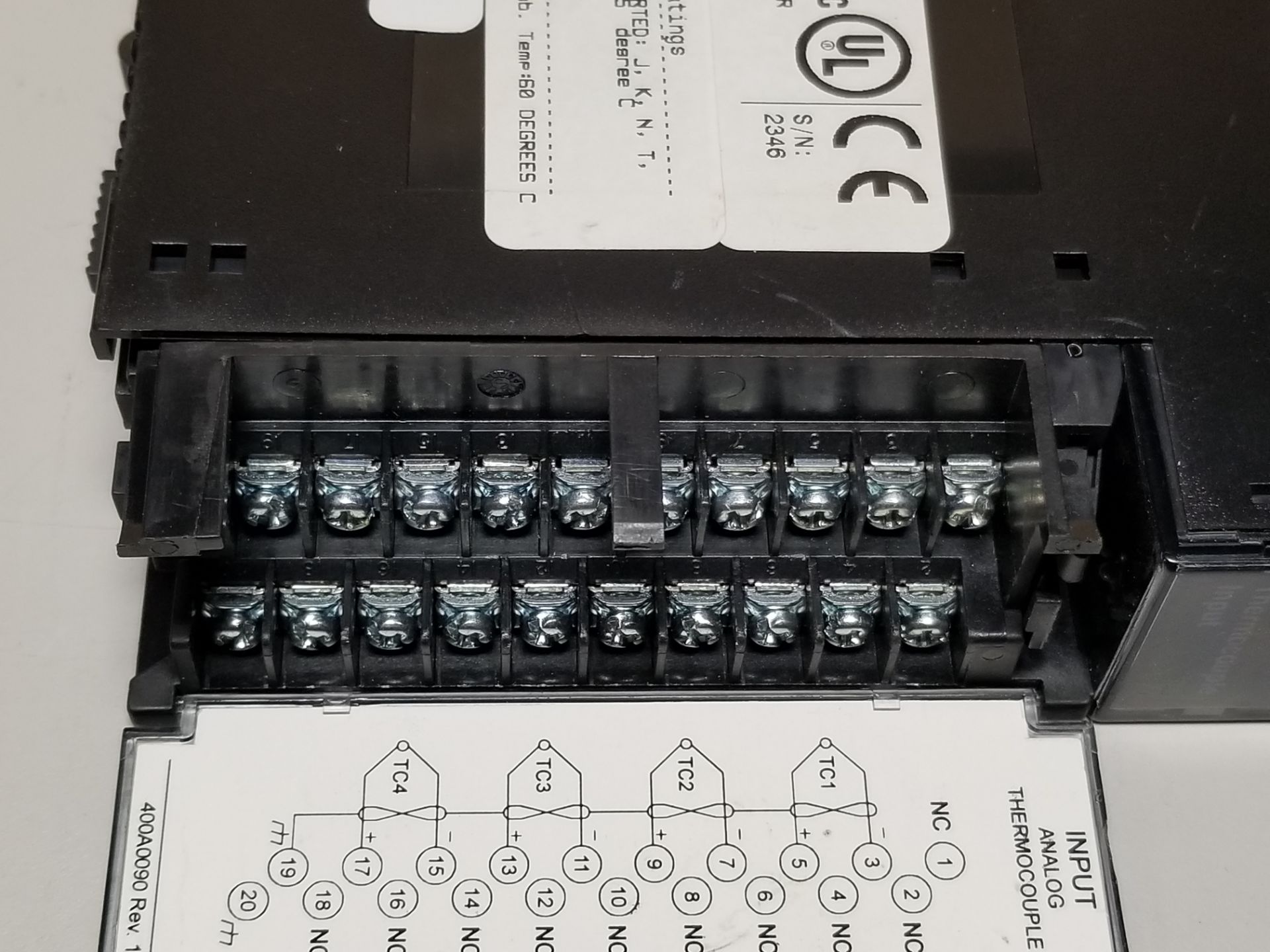 GE FANUC THERMOCOUPLE INPUT PLC MOCULE - Image 3 of 4