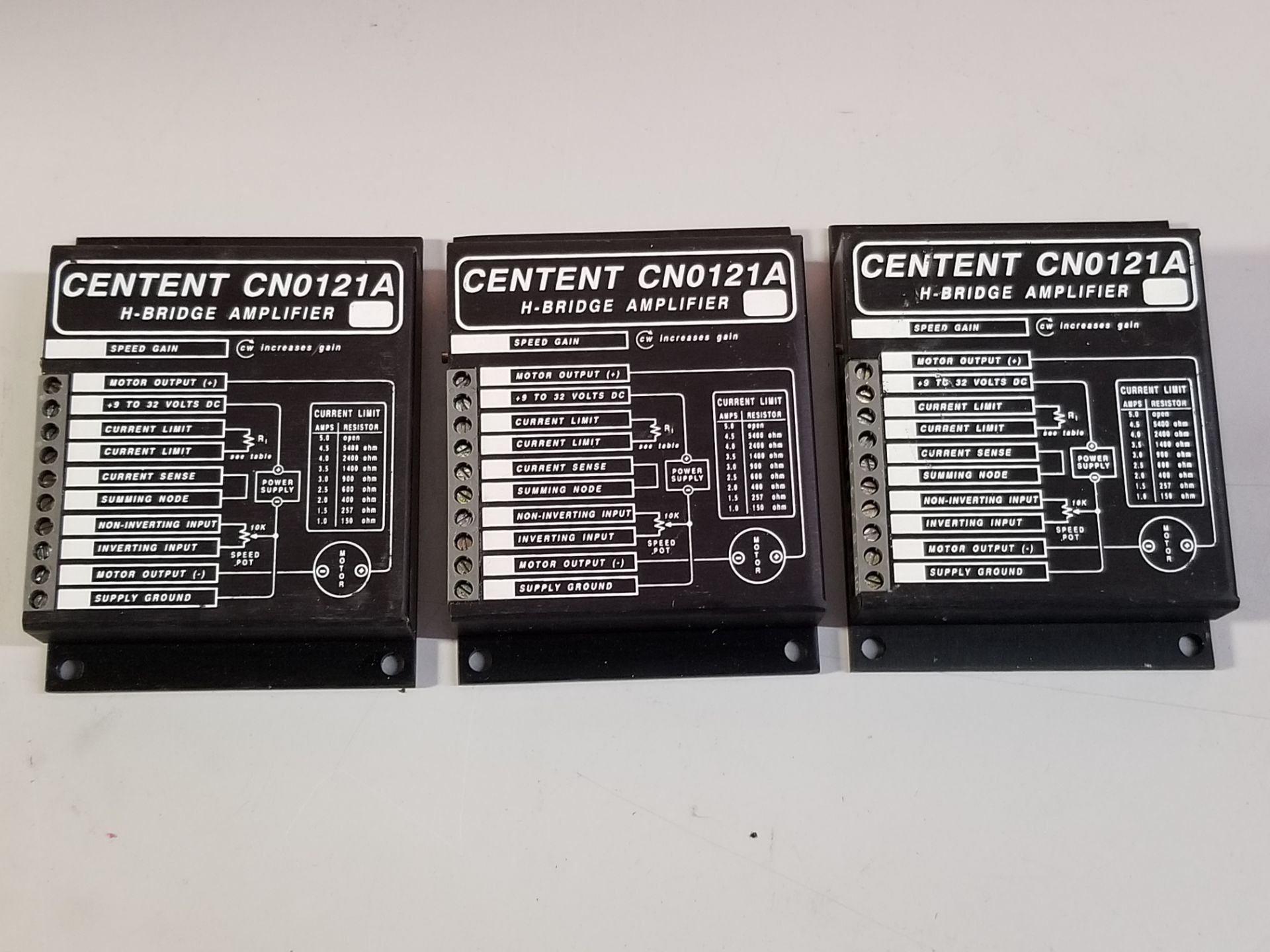 LOT OF CENTENT CN0121A H-BRIDGE SERVO AMPLIFIER