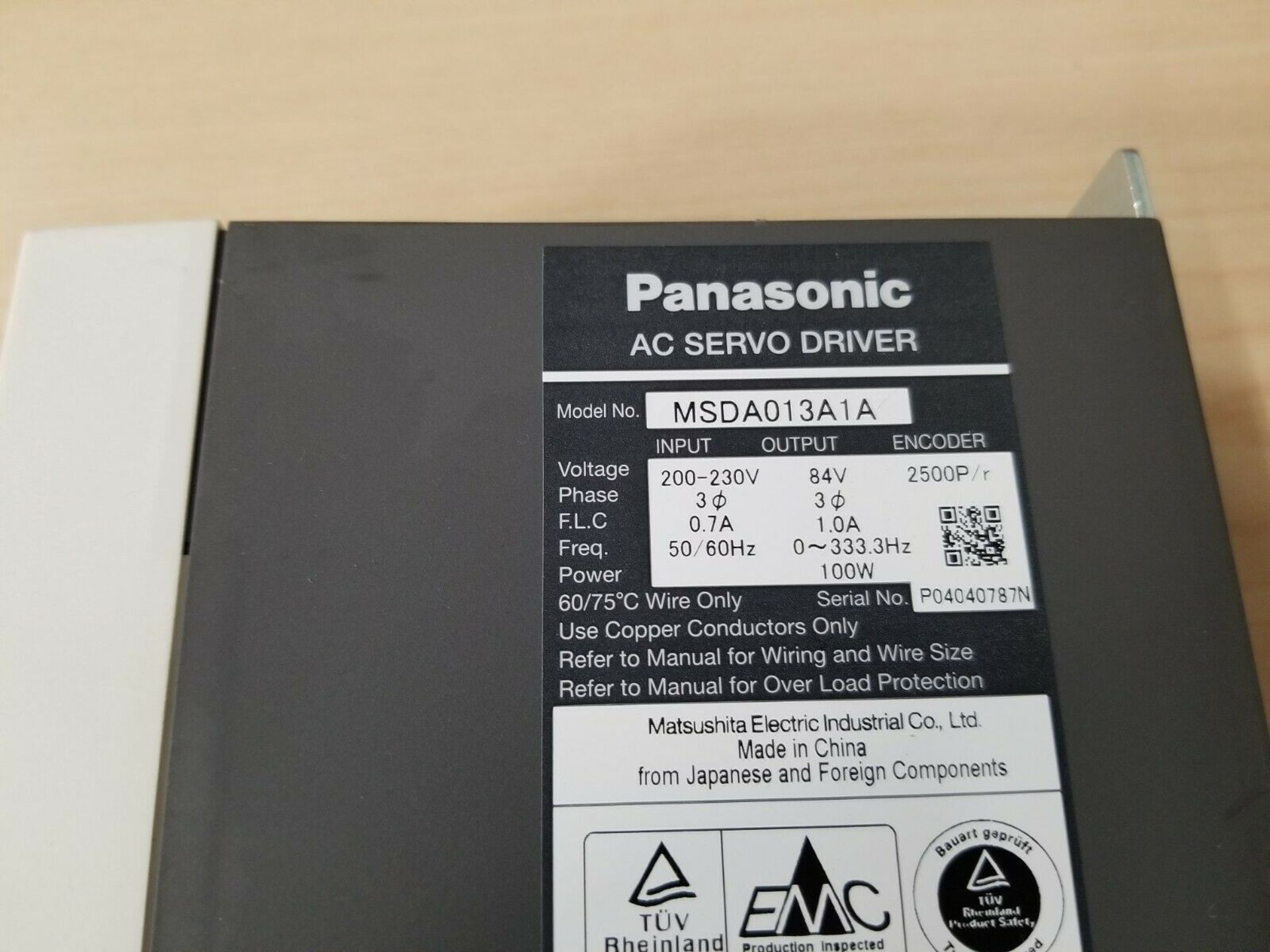Panasonic AC Servo Driver Drive - Image 4 of 4