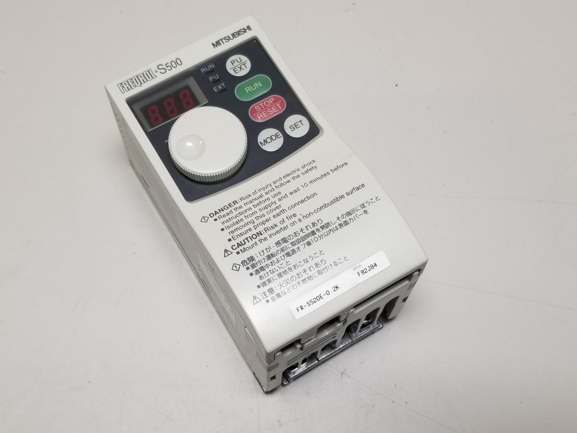 MITSUBISHI FREQROL S500 FR-S520E-0.2K INVERTER