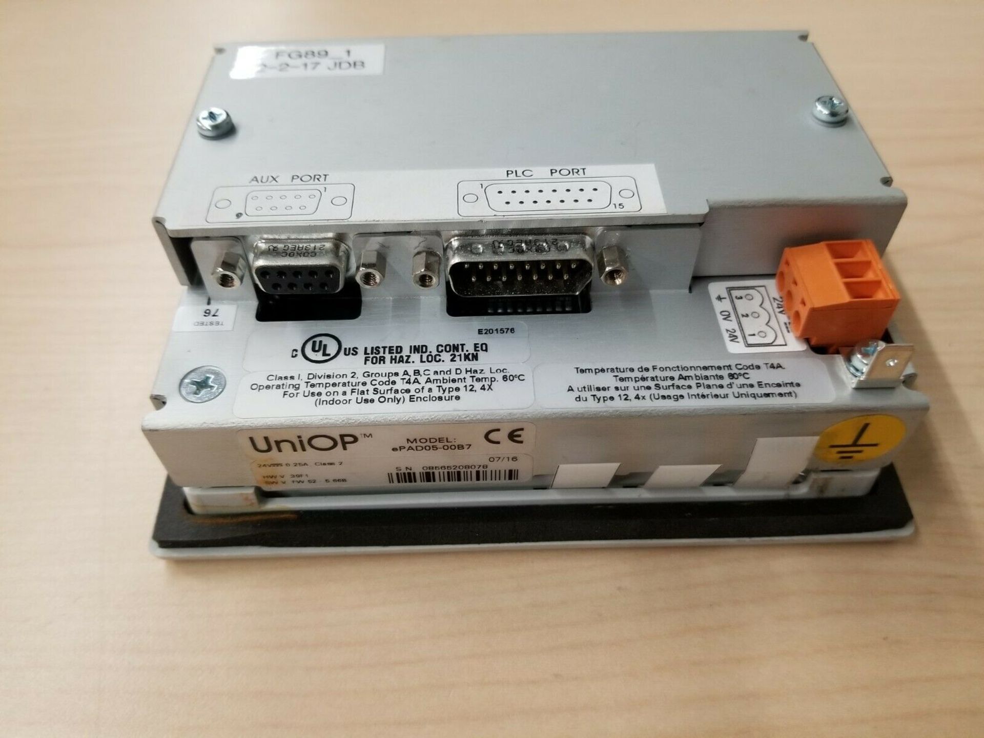 UniOP PLC Operator Interface Panel HMI Dislay - Image 2 of 8