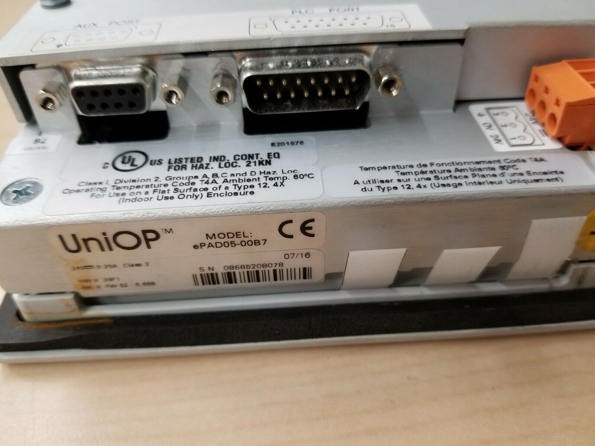 UniOP PLC Operator Interface Panel HMI Dislay - Image 4 of 8
