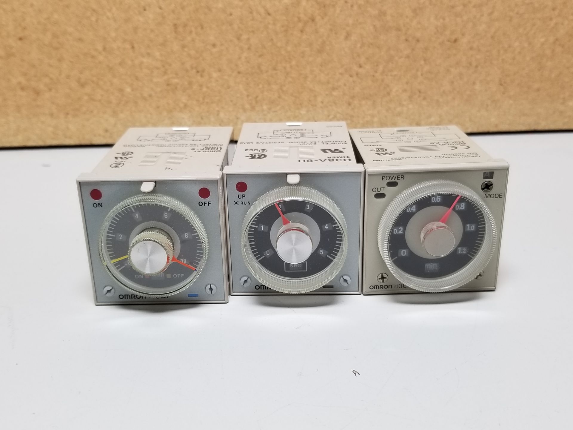 LOT OF OMRON AUTOMATION TIMERS
