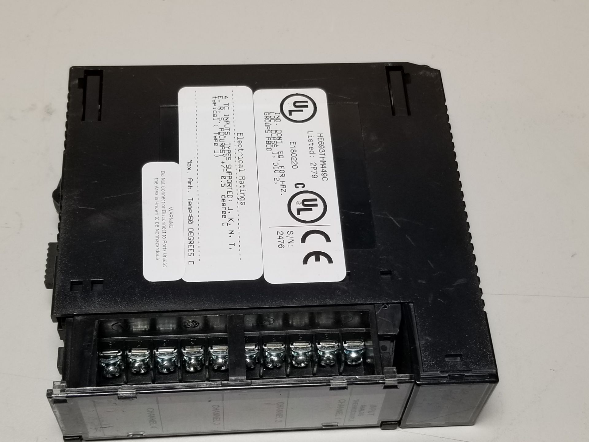 GE FANUC THERMOCOUPLE INPUT PLC MOCULE