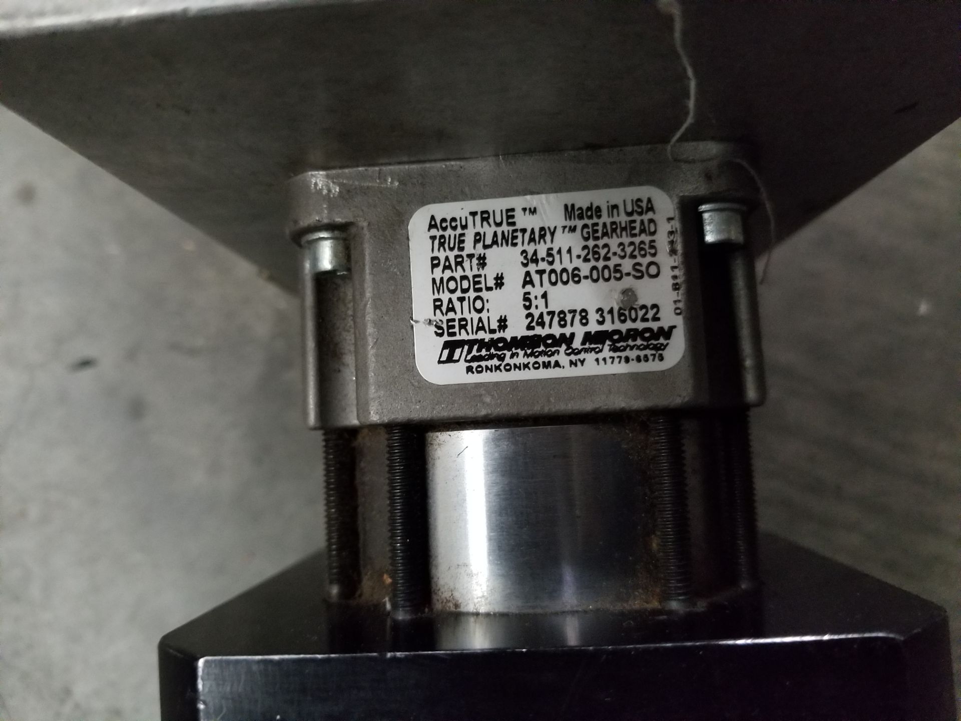 GIDDINGS & LEWIS AC SERVO MOTOR - Image 6 of 6