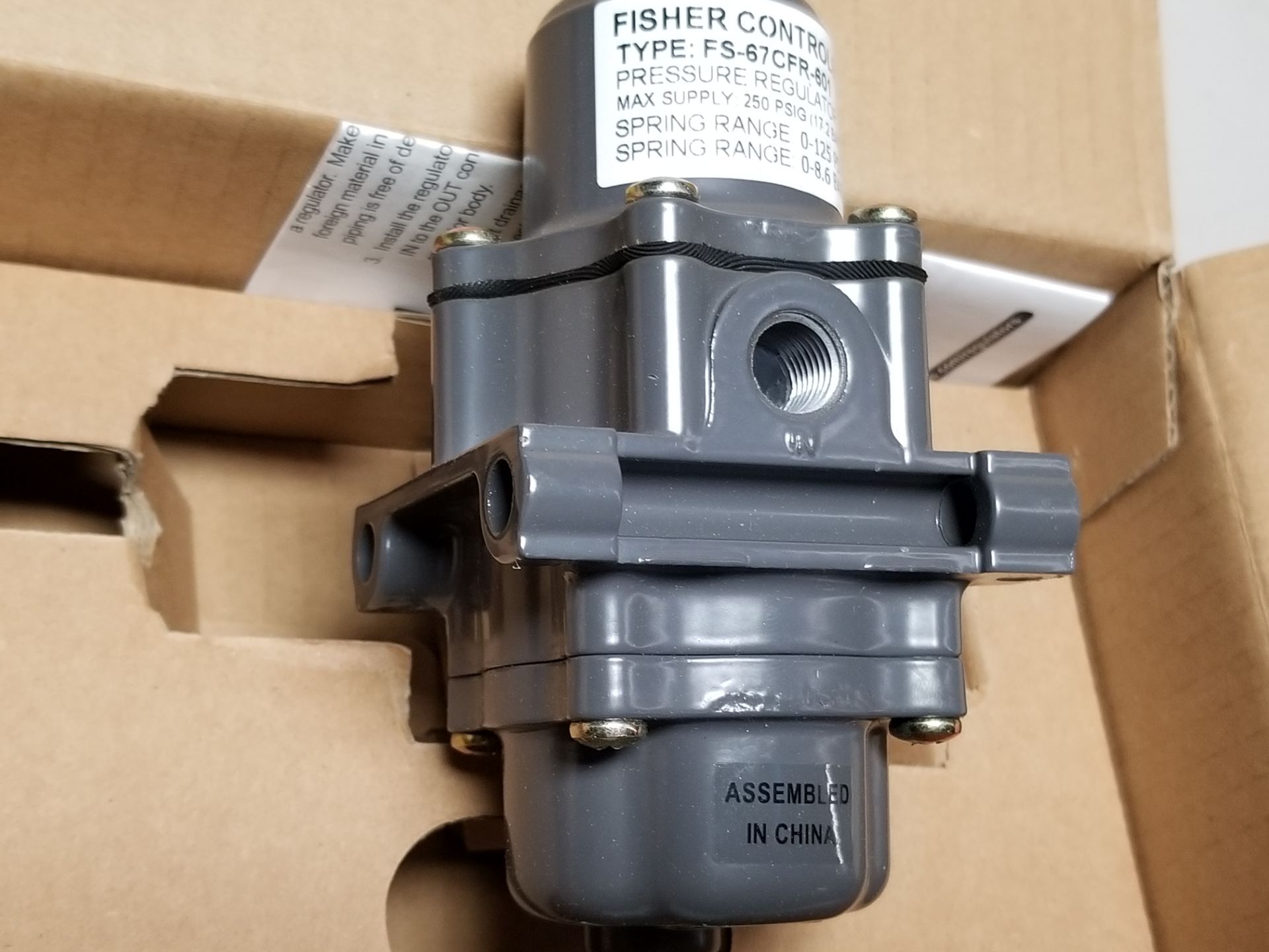 NEW FISHER PRESSURE REGULATOR - Image 5 of 5