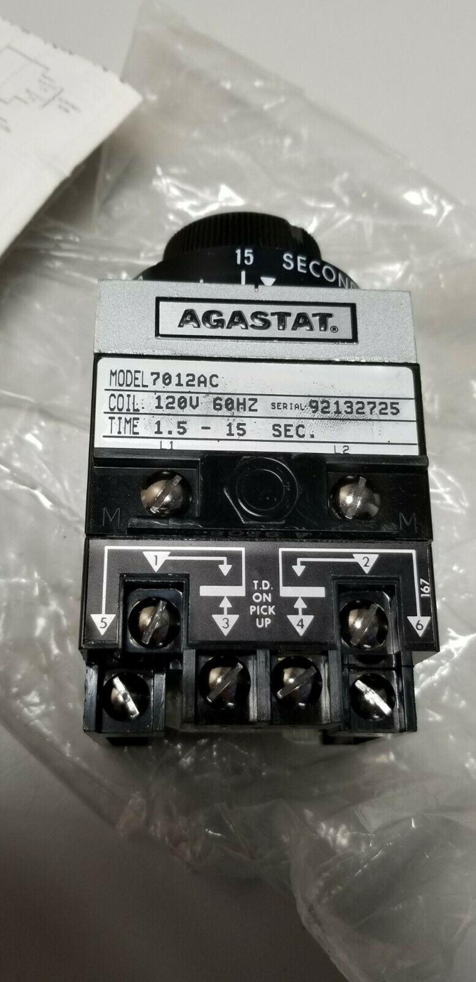 NEW AGASTAT TIMING RELAY - Image 2 of 5