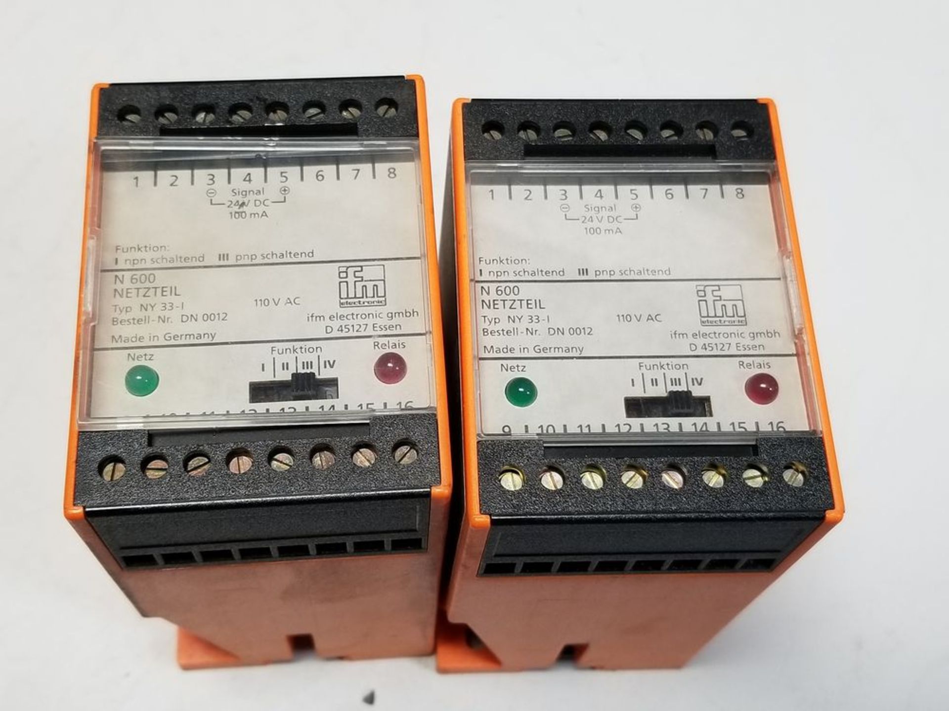 Lot of IFM Efector Sensor Switching Amplifiers