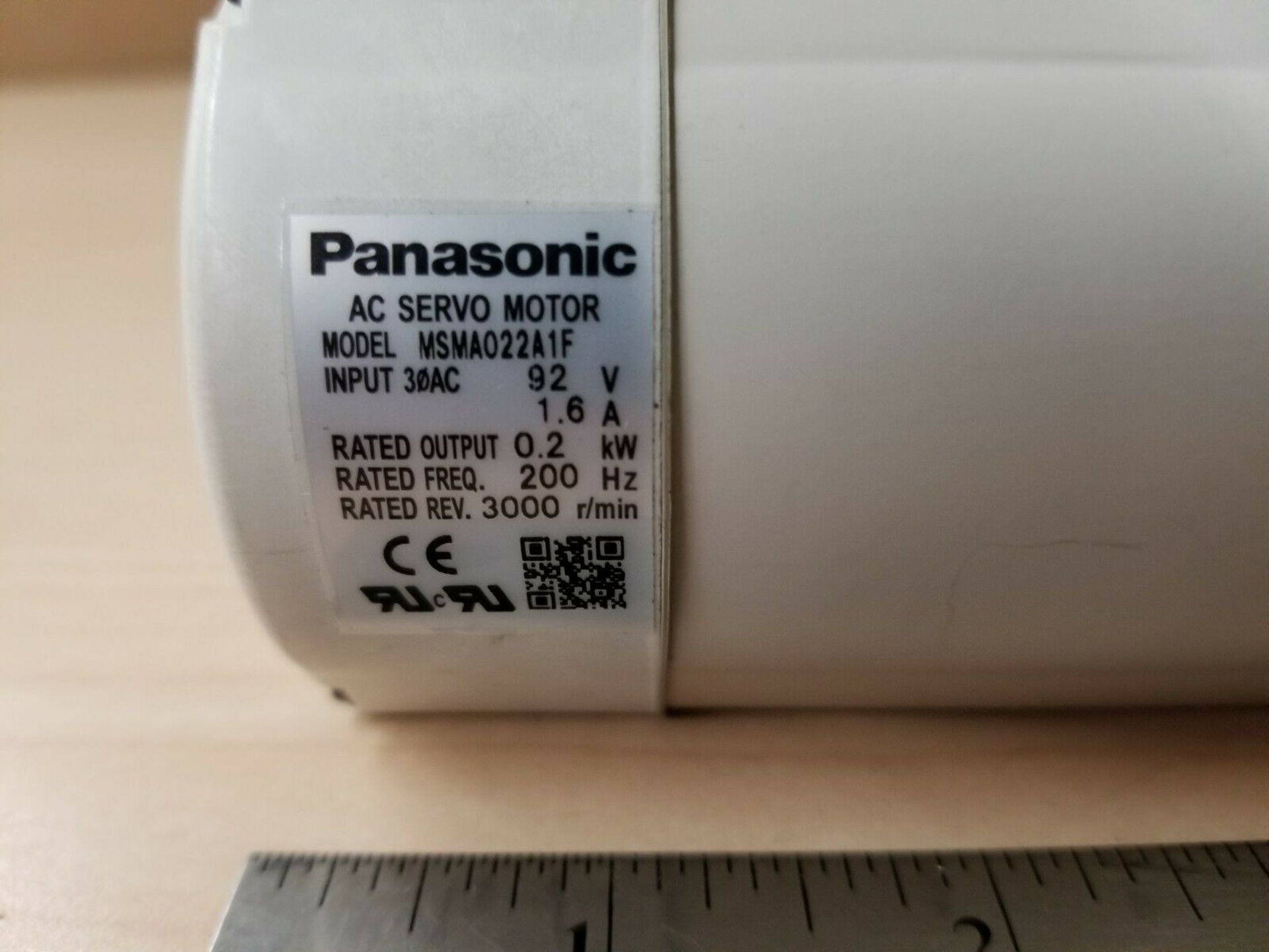 Panasonic AC Servo Motor - Image 2 of 6