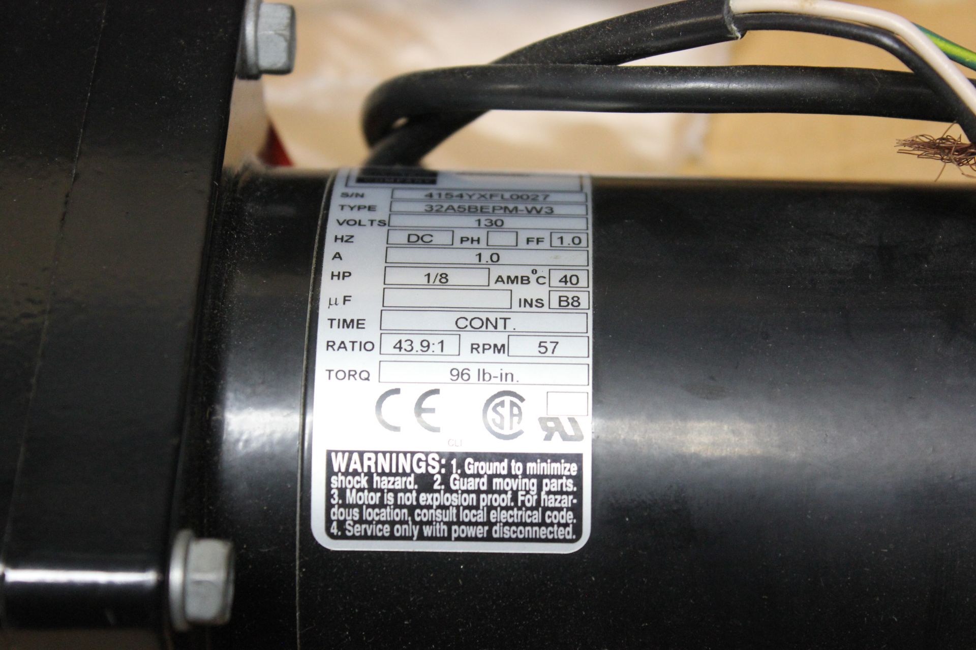 NEW BODINE GEAR MOTOR - Image 5 of 6