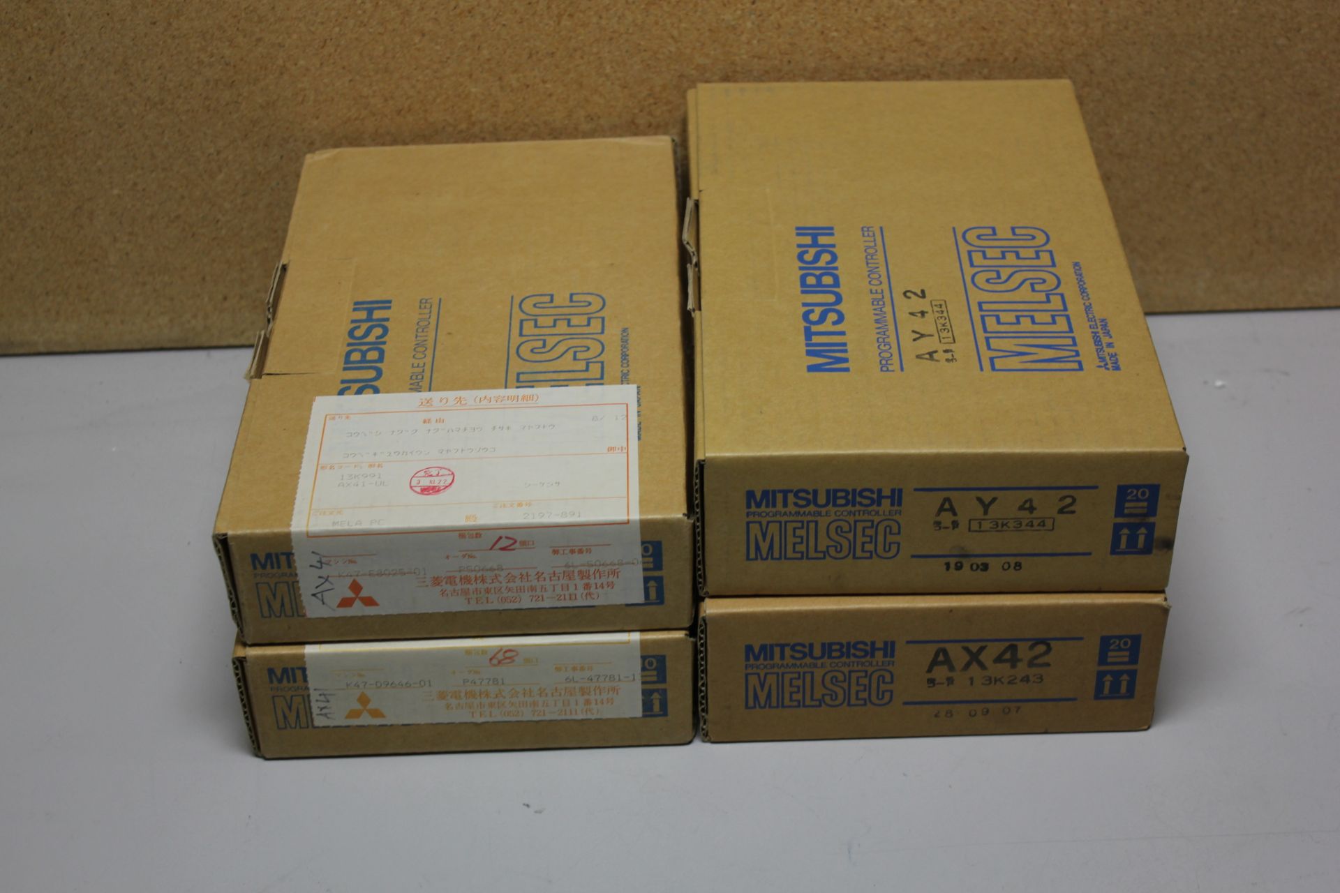 LOT OF NEW MITSUBISHI PLC MODULES