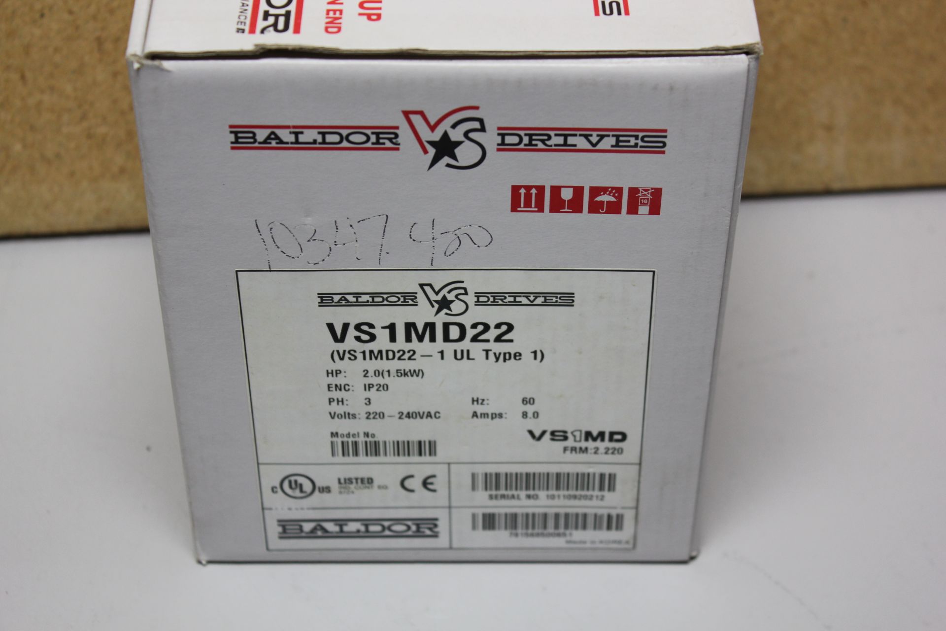 NEW BALDOR 2HP VS AC DRIVE - Image 2 of 5