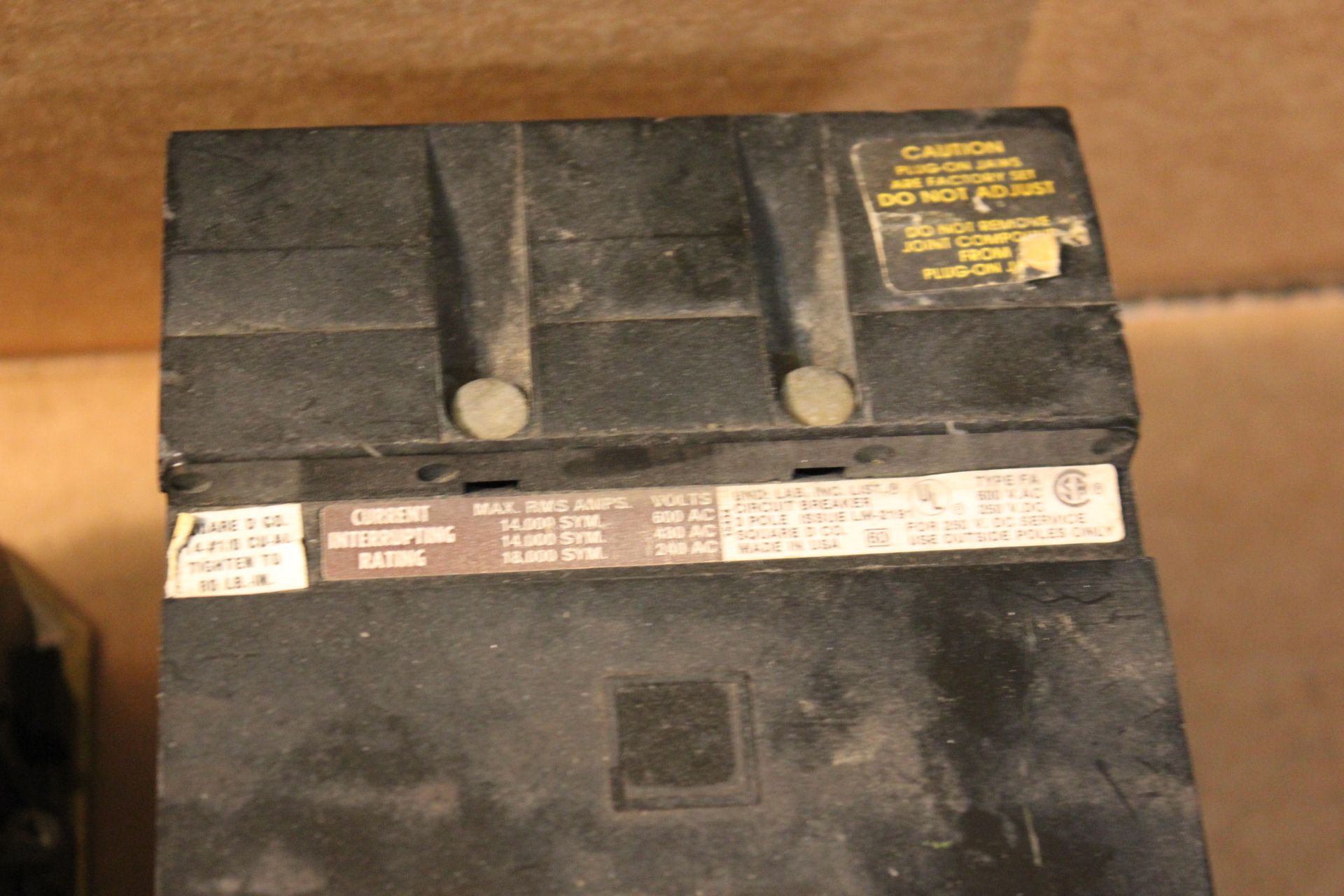 LOT OF MISCELLANEOUS CONTACTORS AND CIRCUIT BREAKER - Image 2 of 4