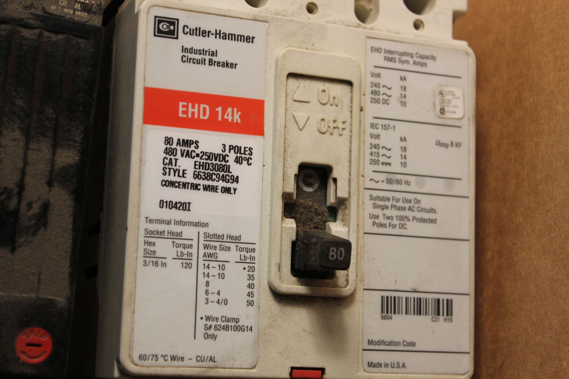 LOT OF MISCELLANEOUS CIRCUIT BREAKERS - Image 7 of 12