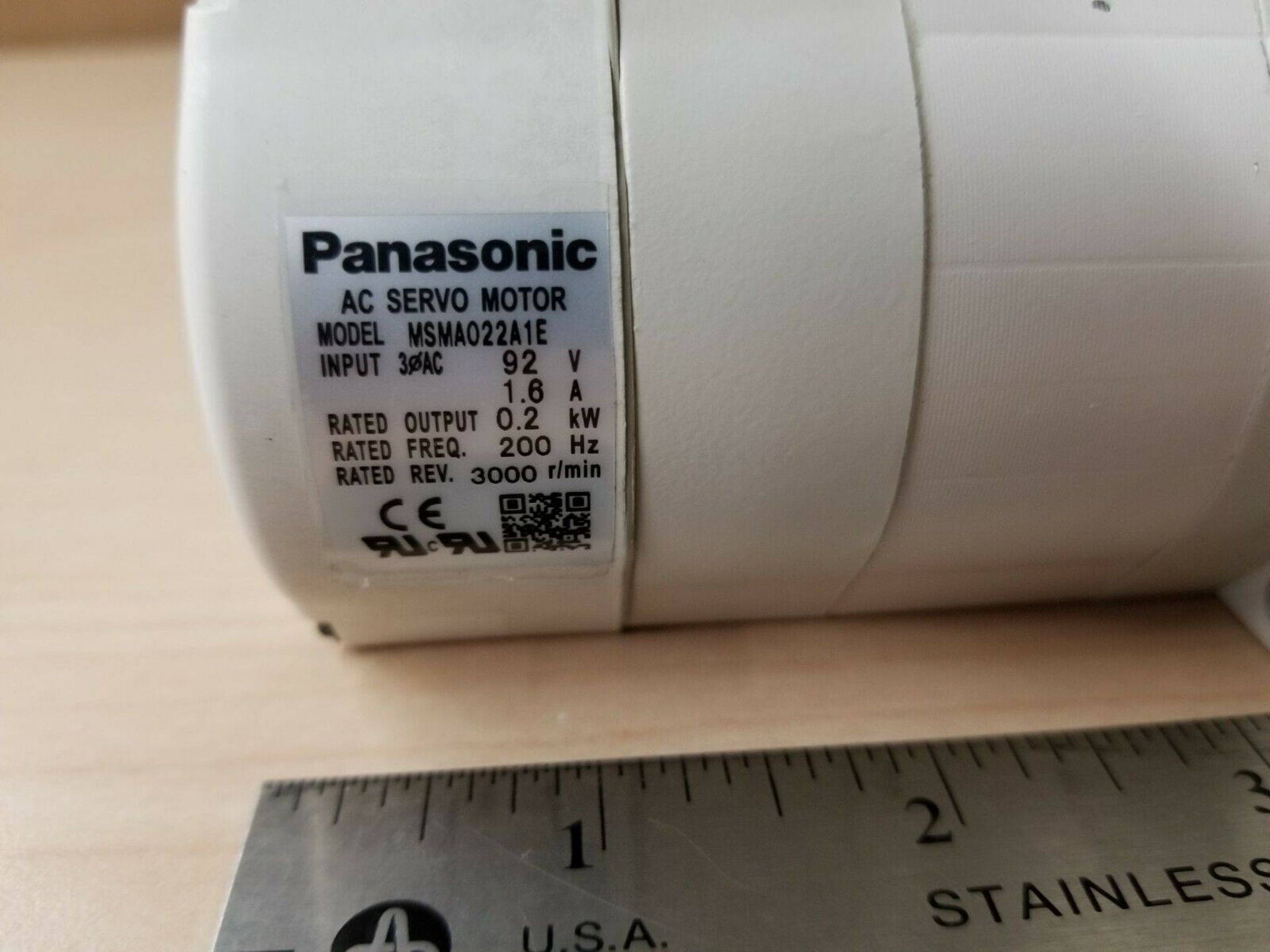 Panasonic AC Servo Motor - Image 2 of 7