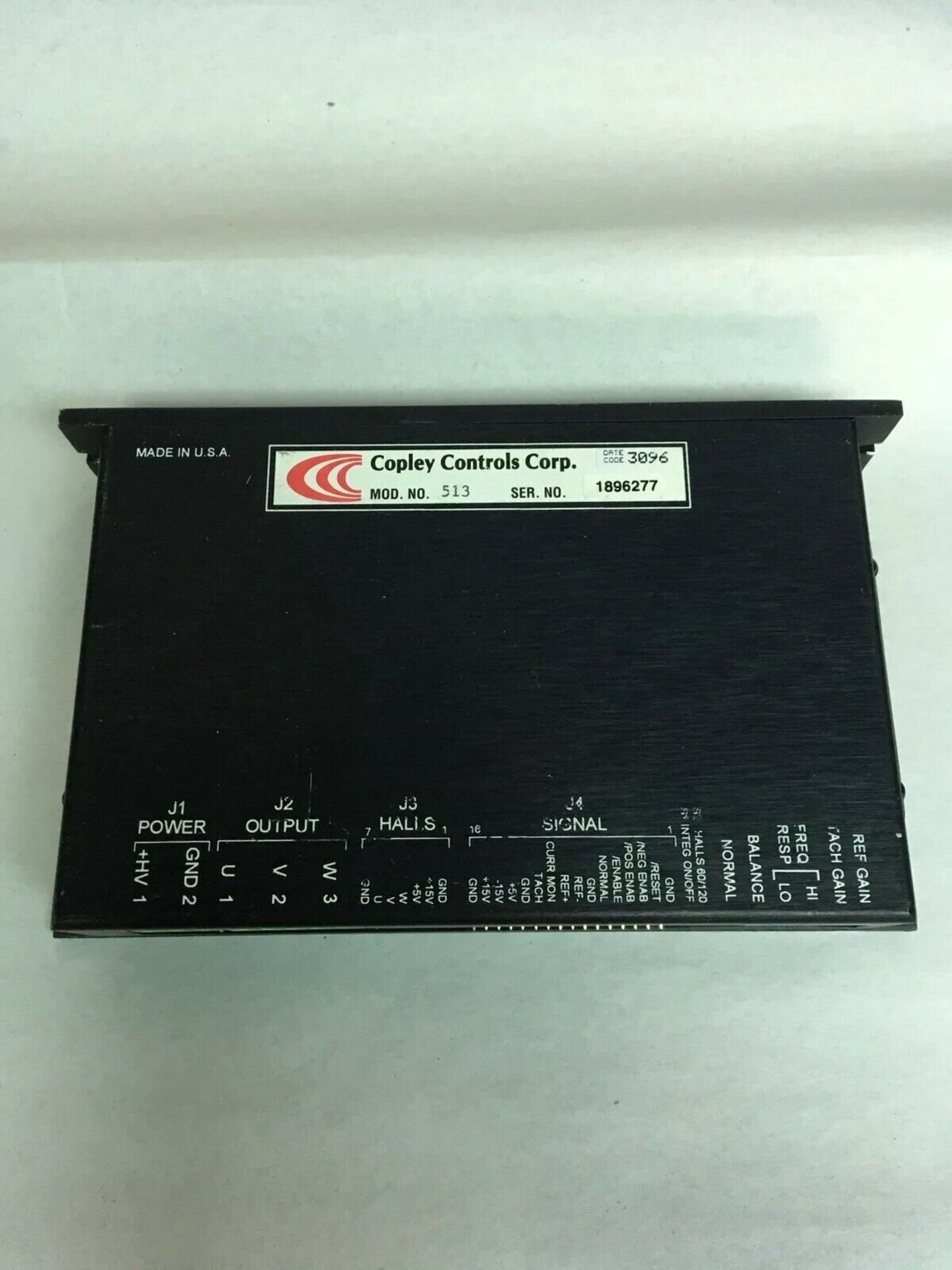 Copley Controls Inc 513 Servo Amplifier