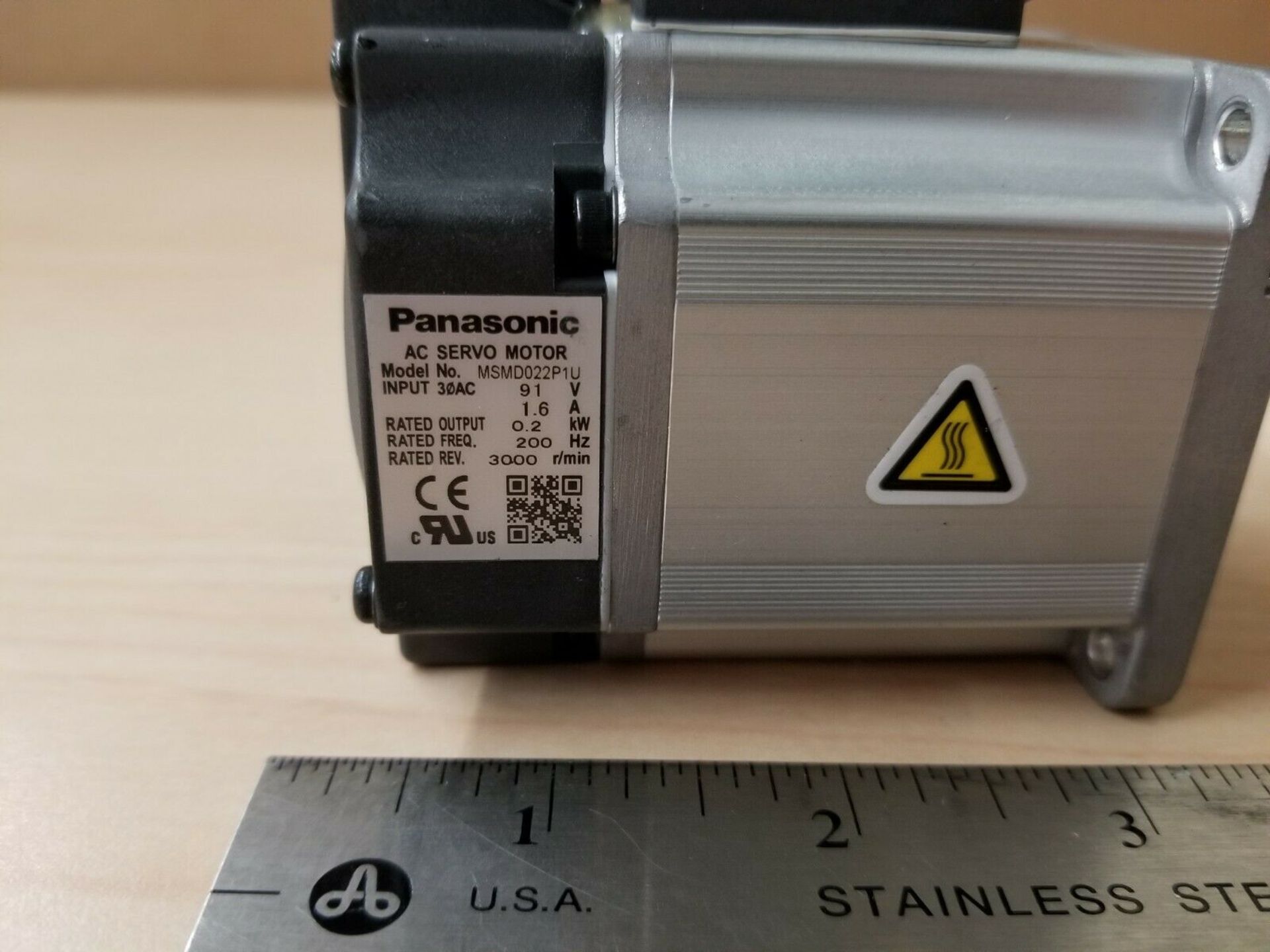 Panasonic AC Servo Motor - Image 3 of 5