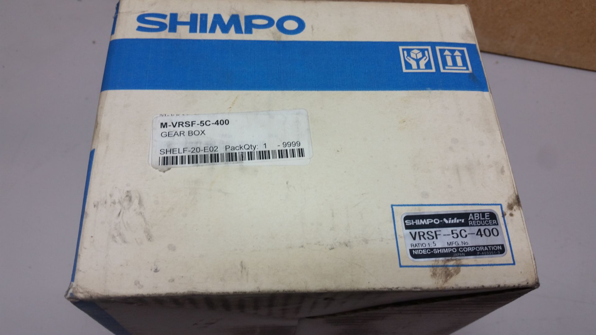 SHIMPO ABLE REDUCER GEAR BOX - Image 2 of 2