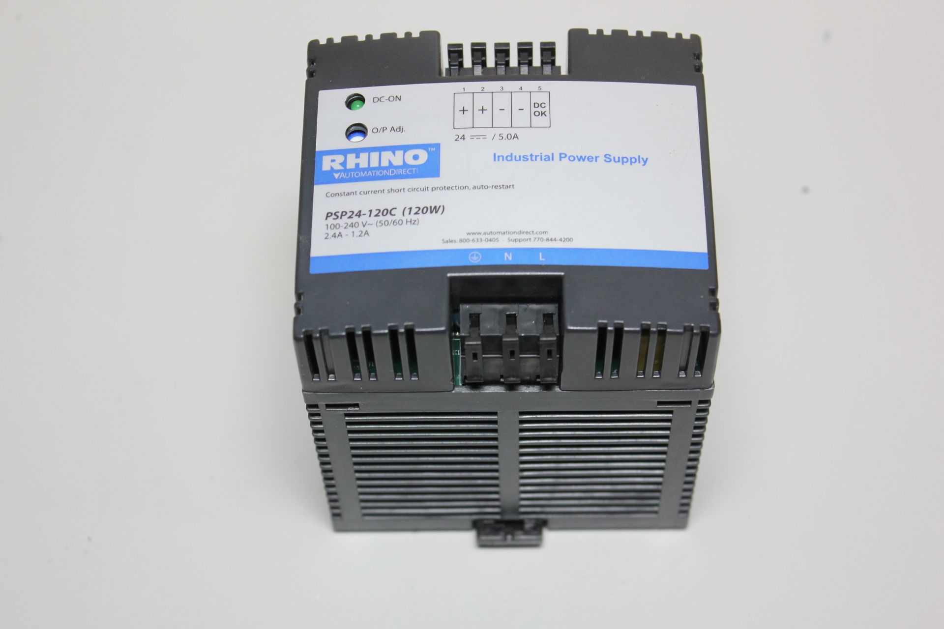 AUTOMATION DIRECT RHINO INDUSTRIAL AUTOMATION POWER SUPPLY