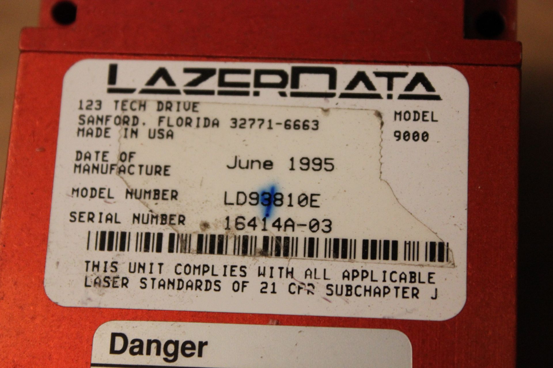 LOT OF 2 PSC LAZERDATA BARCODE SCANNERS - Image 2 of 3