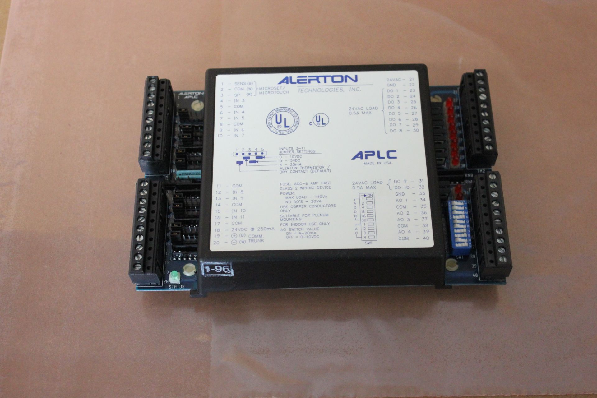 UNUSED ALERTON APLC HVAC PLC MODULE