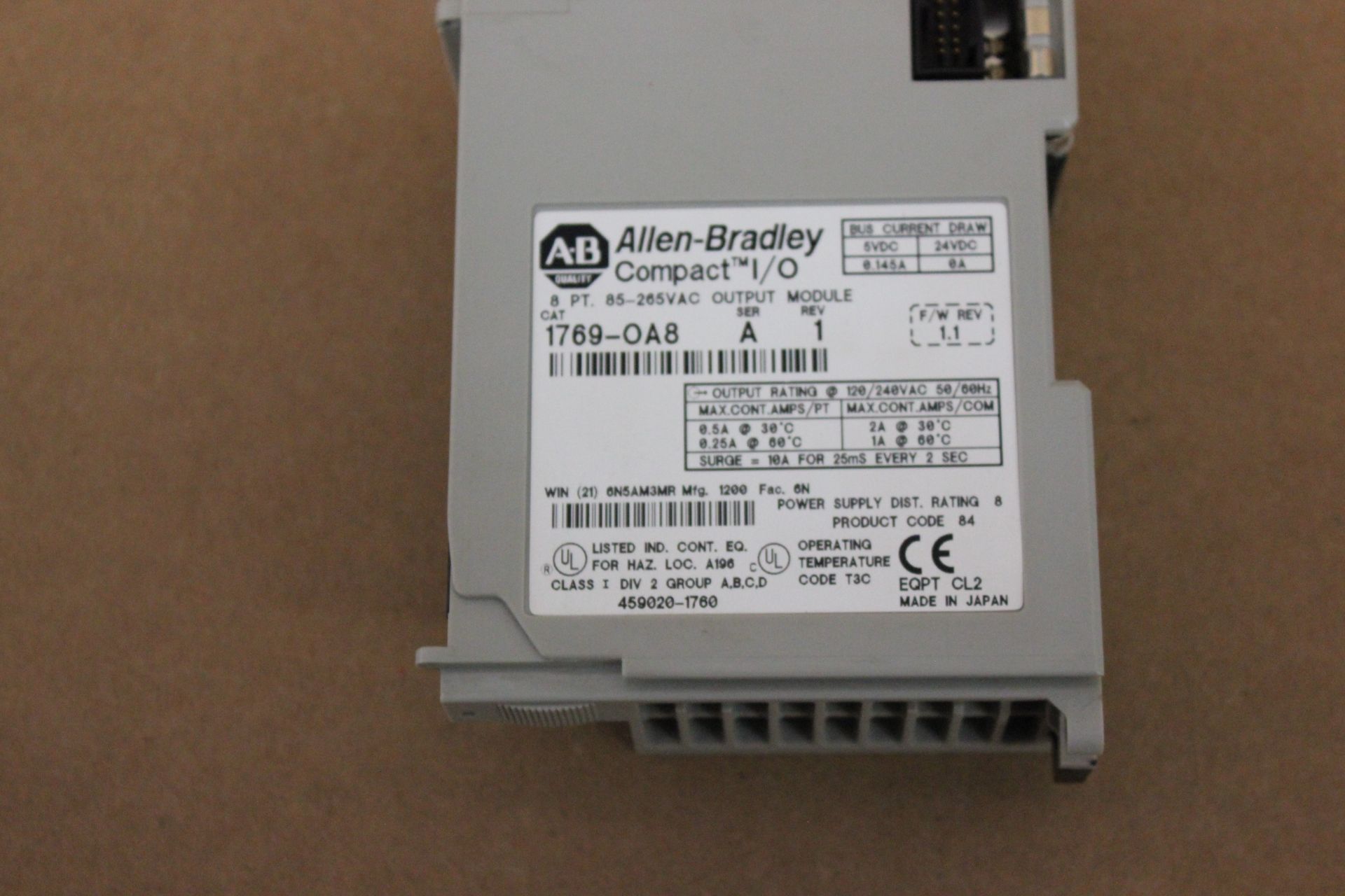 ALLEN BRADLEY COMPACT I/O PLC MODULE - Image 2 of 2