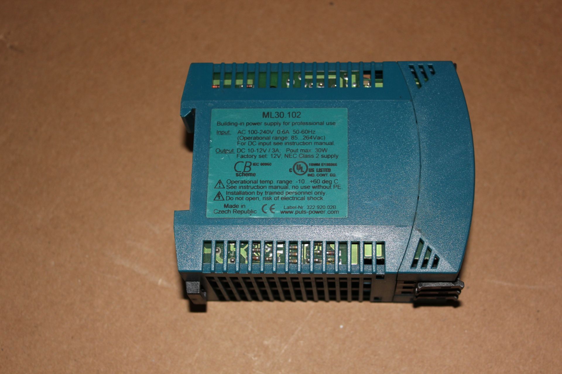 PILZ 12V AUTOMATION POWER SUPPLY - Image 3 of 3