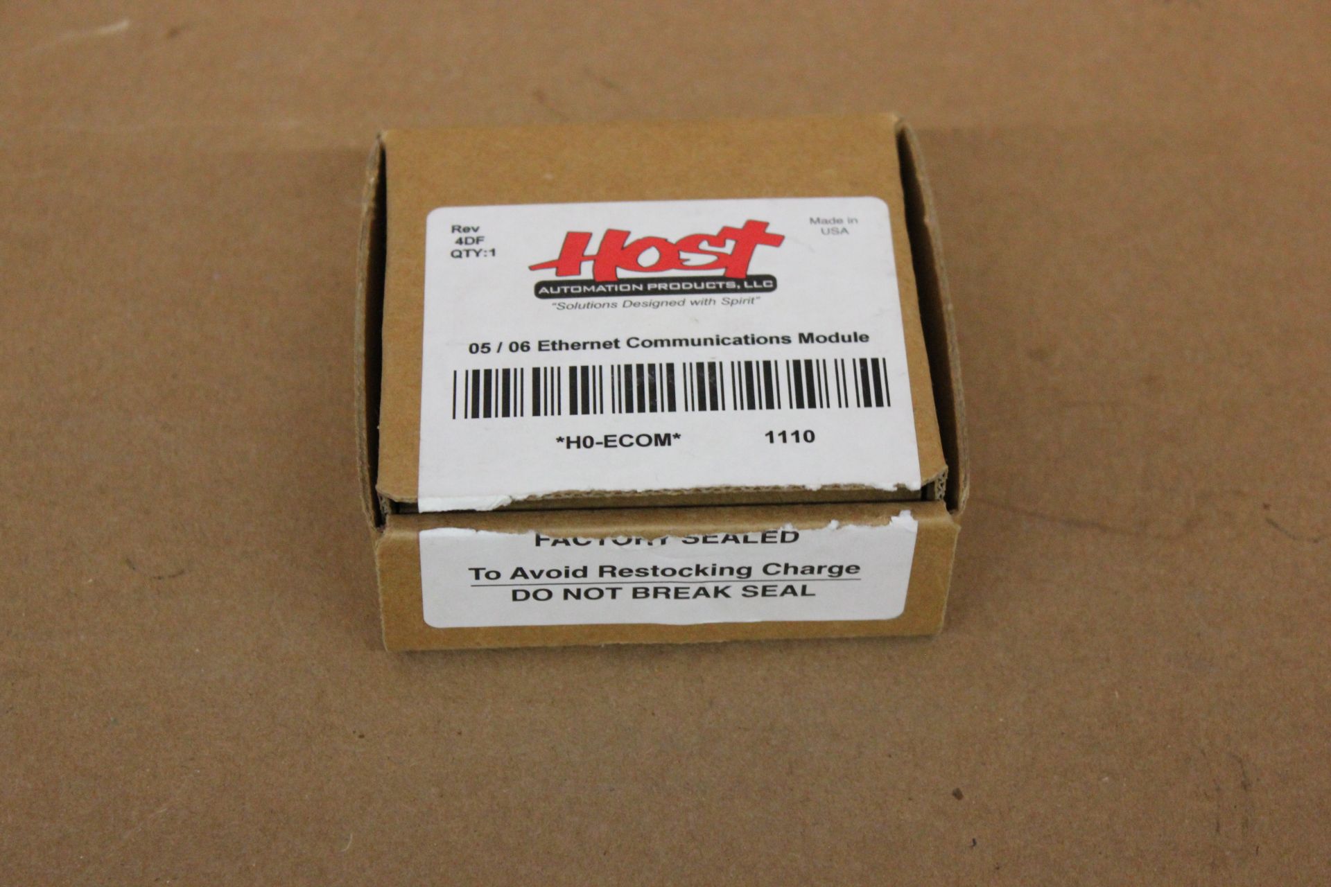 NEW HOST AUTOMATION ETHERNET COMMUNICATION PLC MODULE