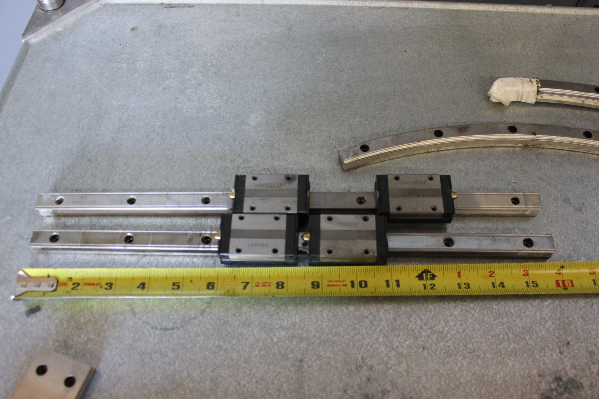 LOT OF LINEAR RAIL GUIDES WITH BEARING BLOCKS - HIWIN, THK,NB,ETC - Image 10 of 17