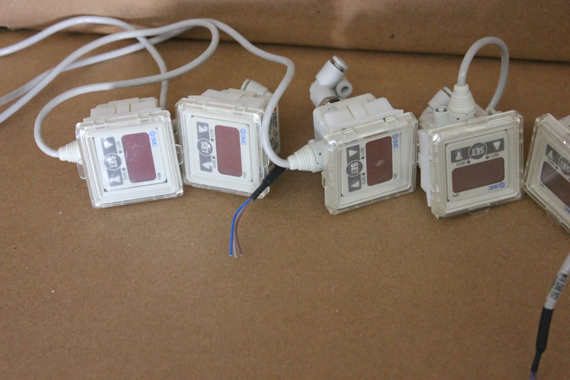 LOT OF SMC DIGITAL VACUUM PRESSURE SWITCHES - Image 2 of 7