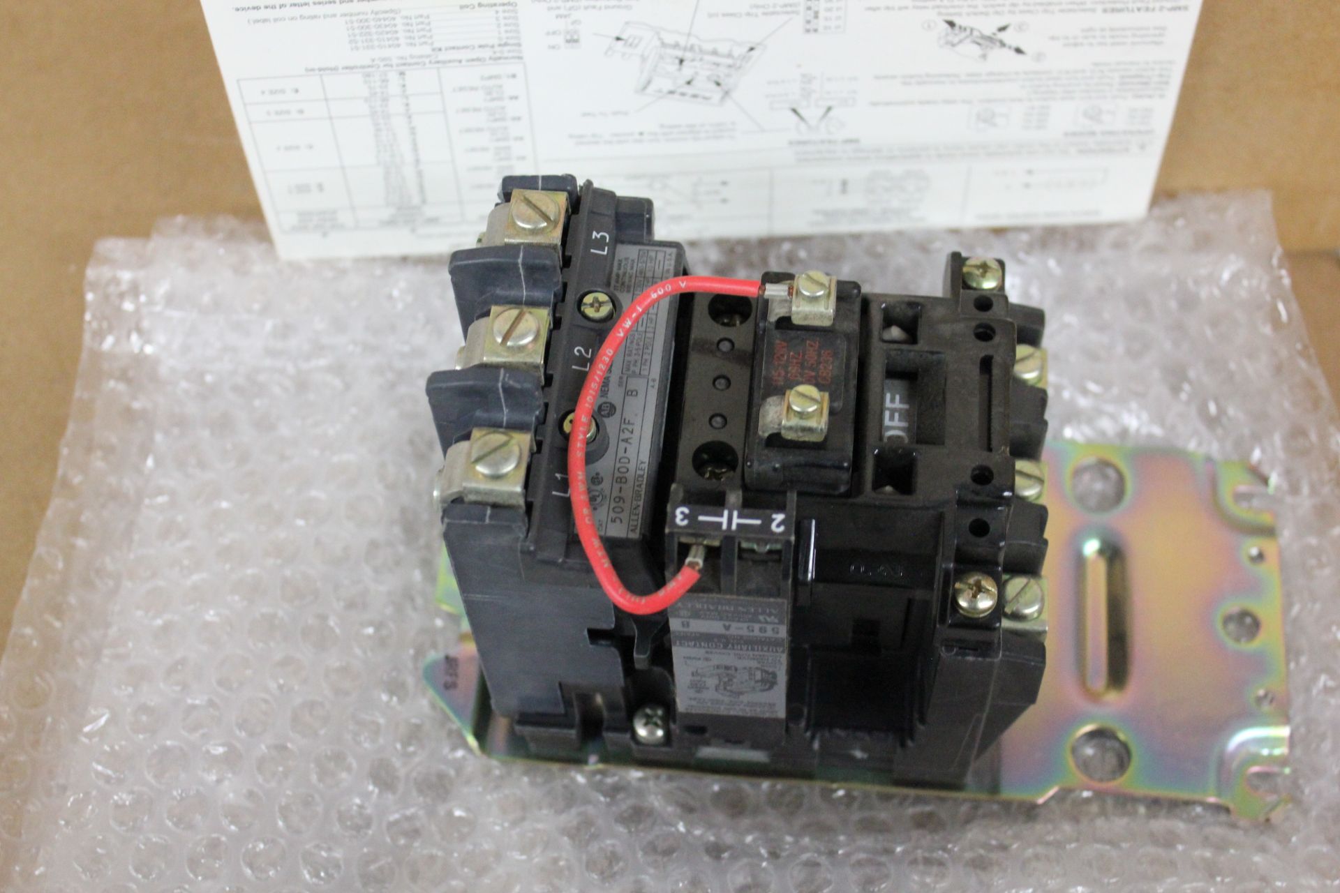 NEW ALLEN BRADLEY FULL VOLTAGE STARTER - Image 2 of 5