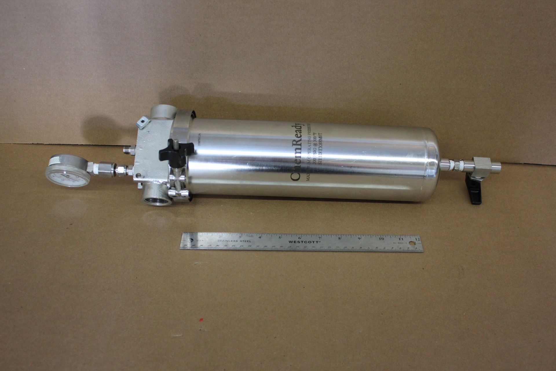 CHEMREADY STAINLESS STEEL FILTER HOUSING