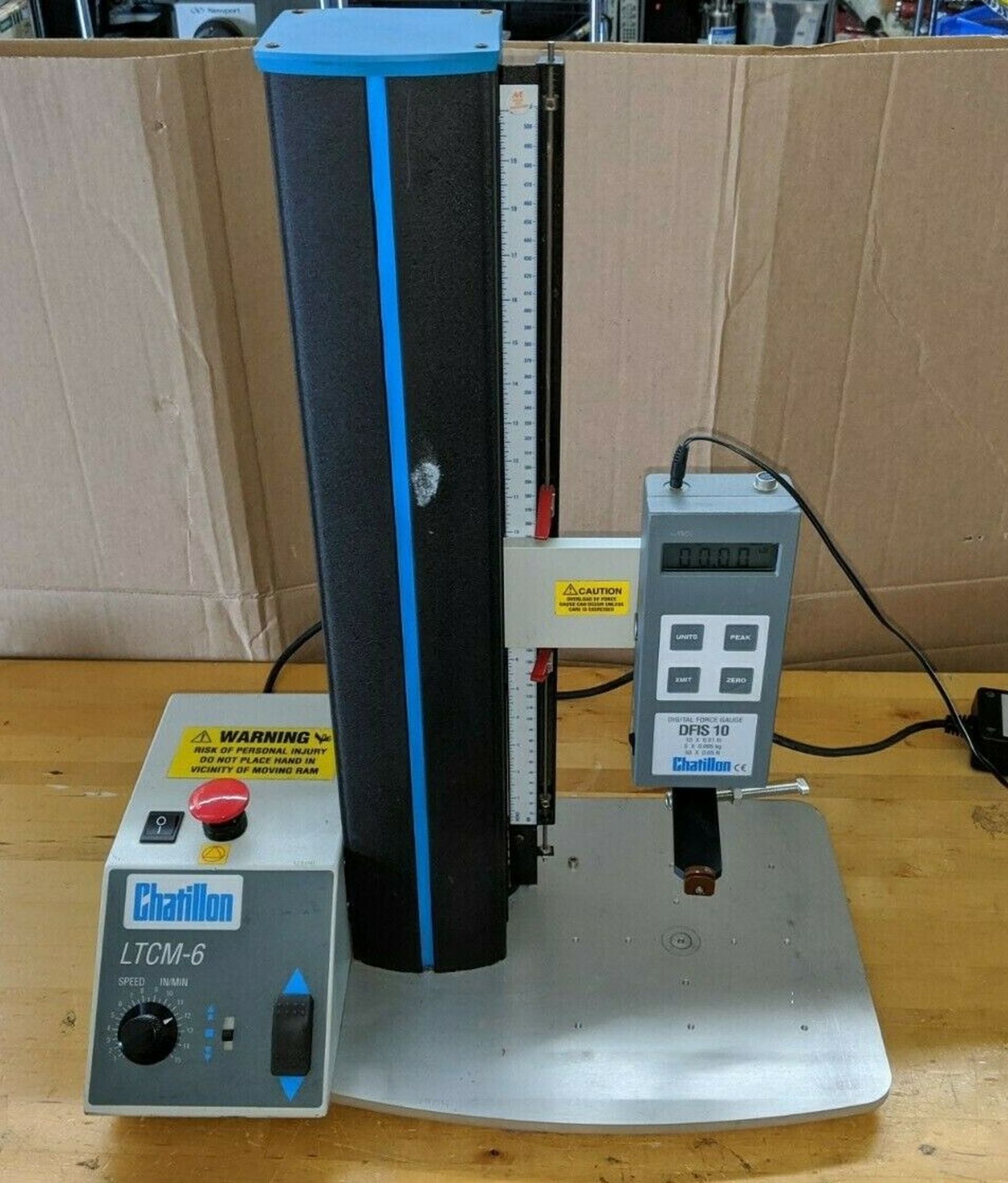 CHATILLON MOTORIZED TESTER + DIGITAL FORCE GAUGE